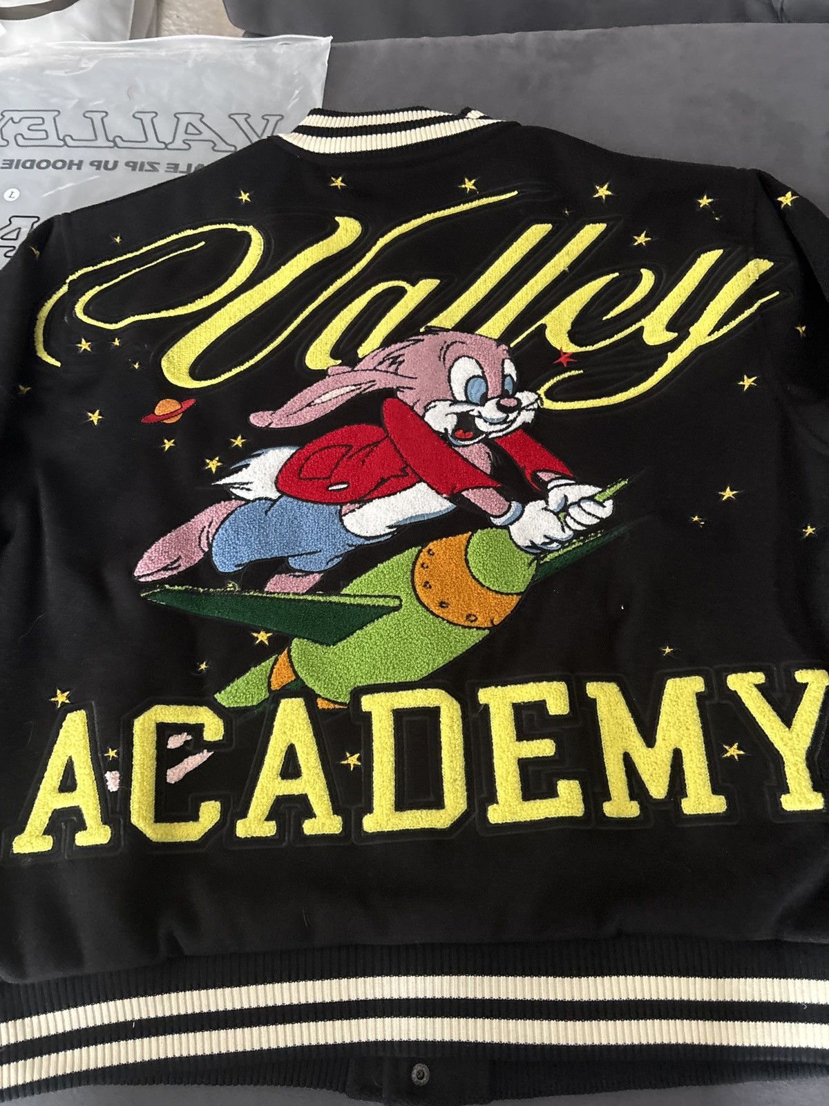 Vale Vale black golf varsity jacket valley Size US L / EU 52-54 / 3 - 9 Thumbnail