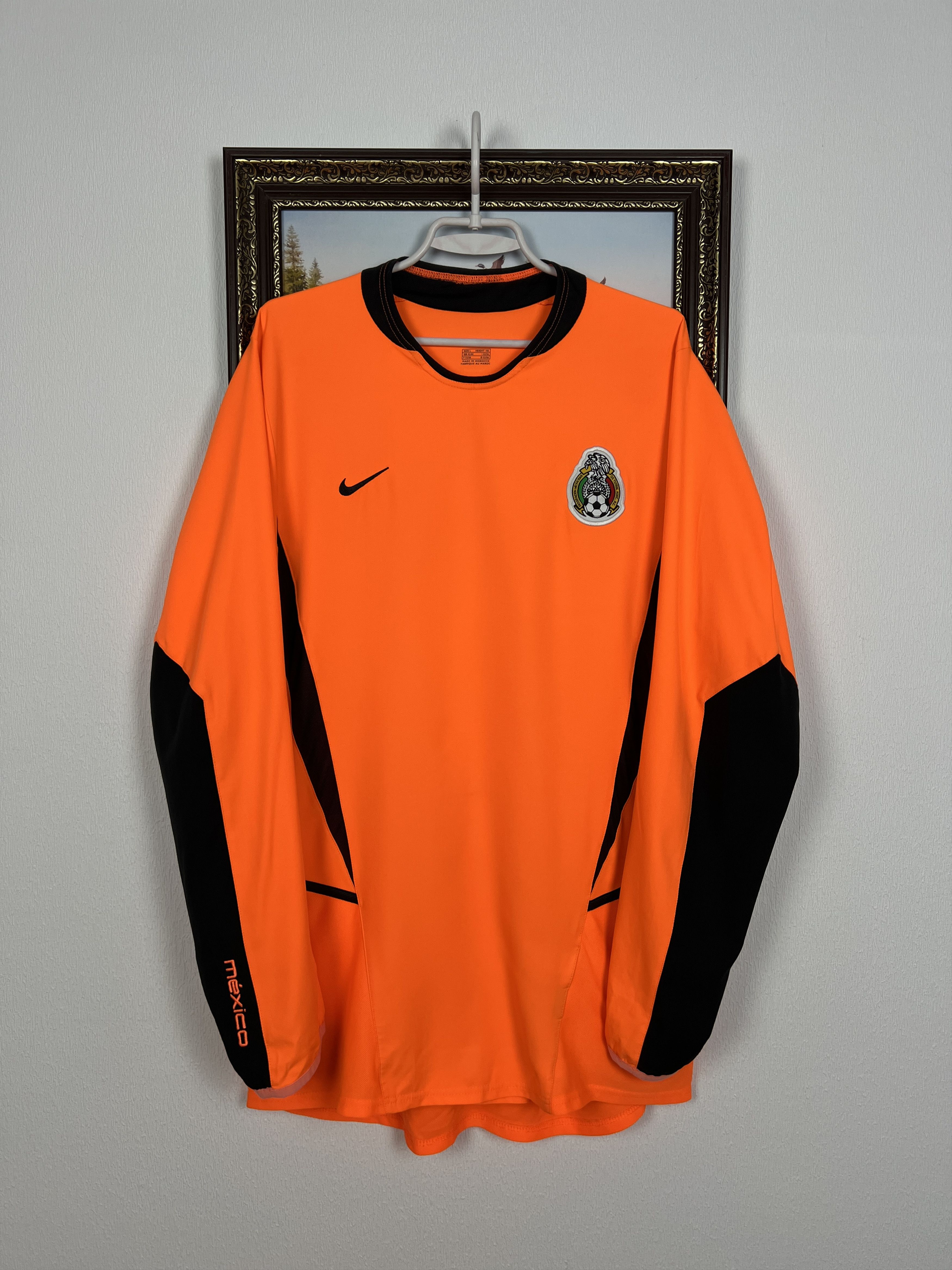 Nike Mexico Goalkeeper football shirt Soccer Nike National Tee Size US L / EU 52-54 / 3 - 2 Thumbnail