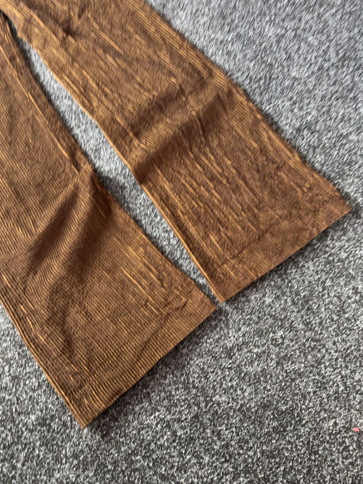 Adolfo Dominguez Adolfo Dominguez 00s Corduroy Wide Leg Pants High Rise Flare Size 25" / US 0 / IT 36 - 4 Thumbnail
