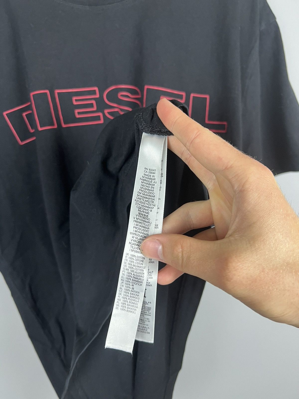 Diesel DIESEL BIG LOGO TEE OPIUM AVANT GARDE Size US L / EU 52-54 / 3 - 6 Thumbnail
