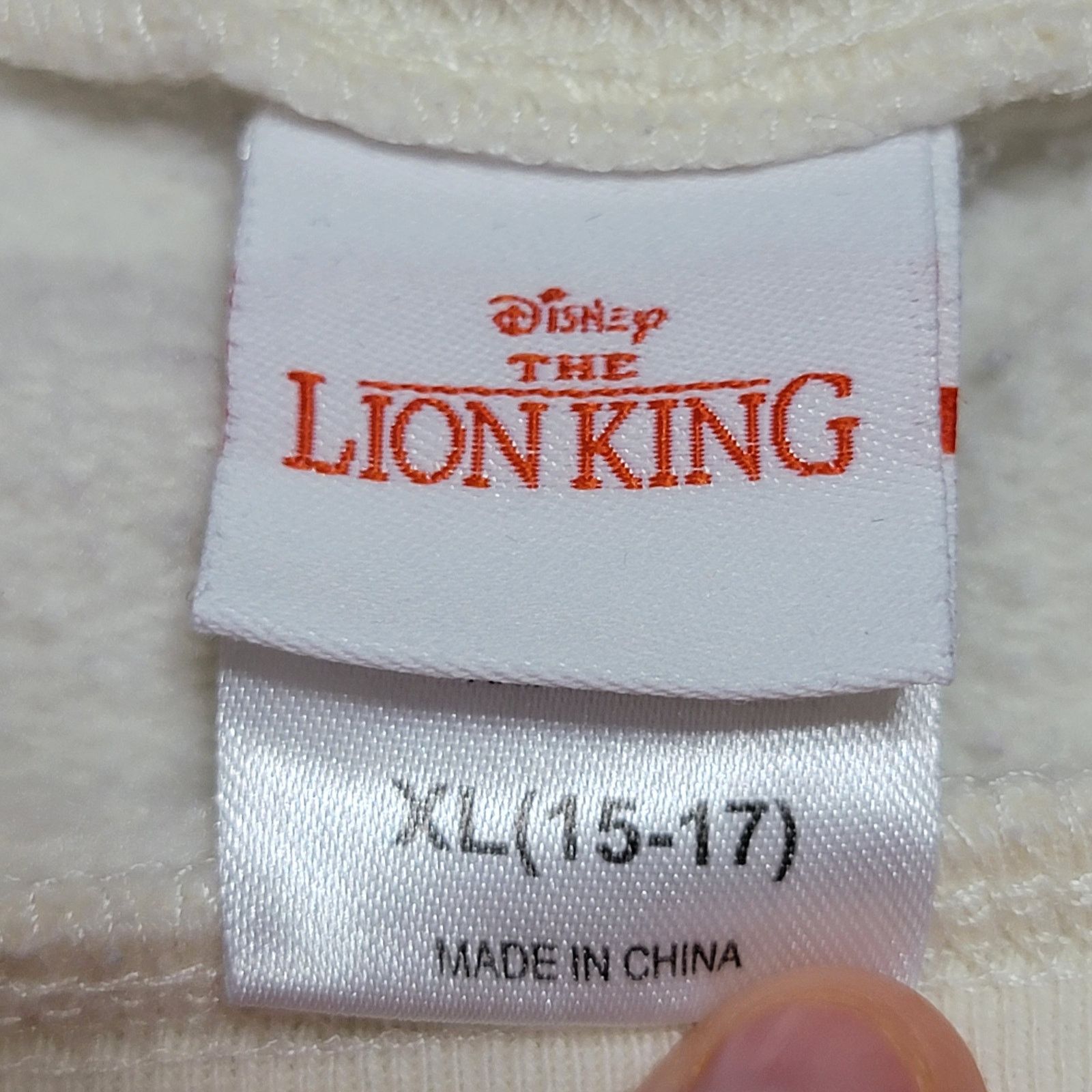 Disney Disney The Lion King Sweatshirt Simba - Junior XL (15-17) Size XL / US 12-14 / IT 48-50 - 4 Thumbnail