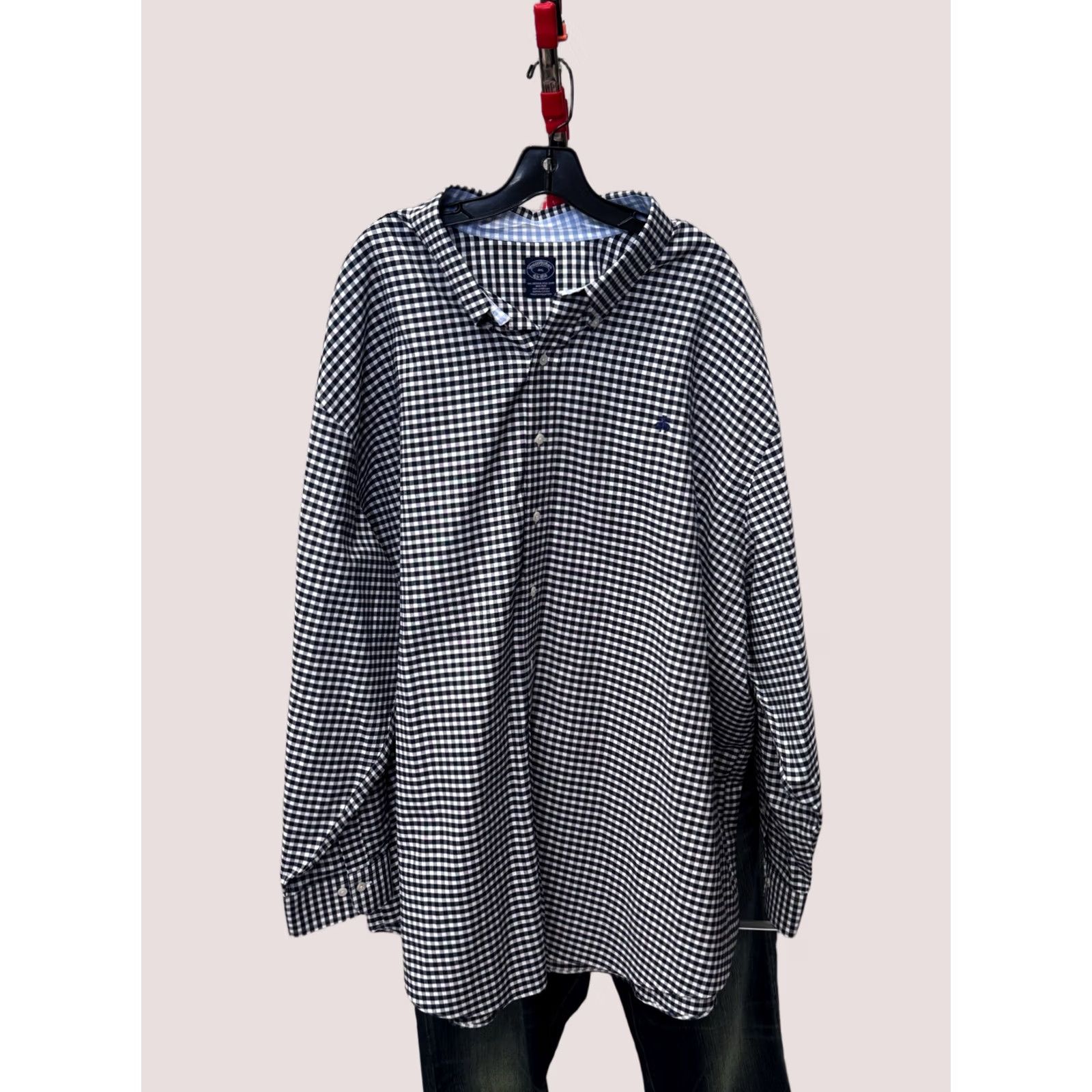 Brooks Brothers Brooks Brothers Shirt Blue Check LONG SLEEVE 4XL Multicolor Mens Adult 4XL Shirts 21 x 36/37 Size US XXL / EU 58 / 5 - 1 Thumbnail