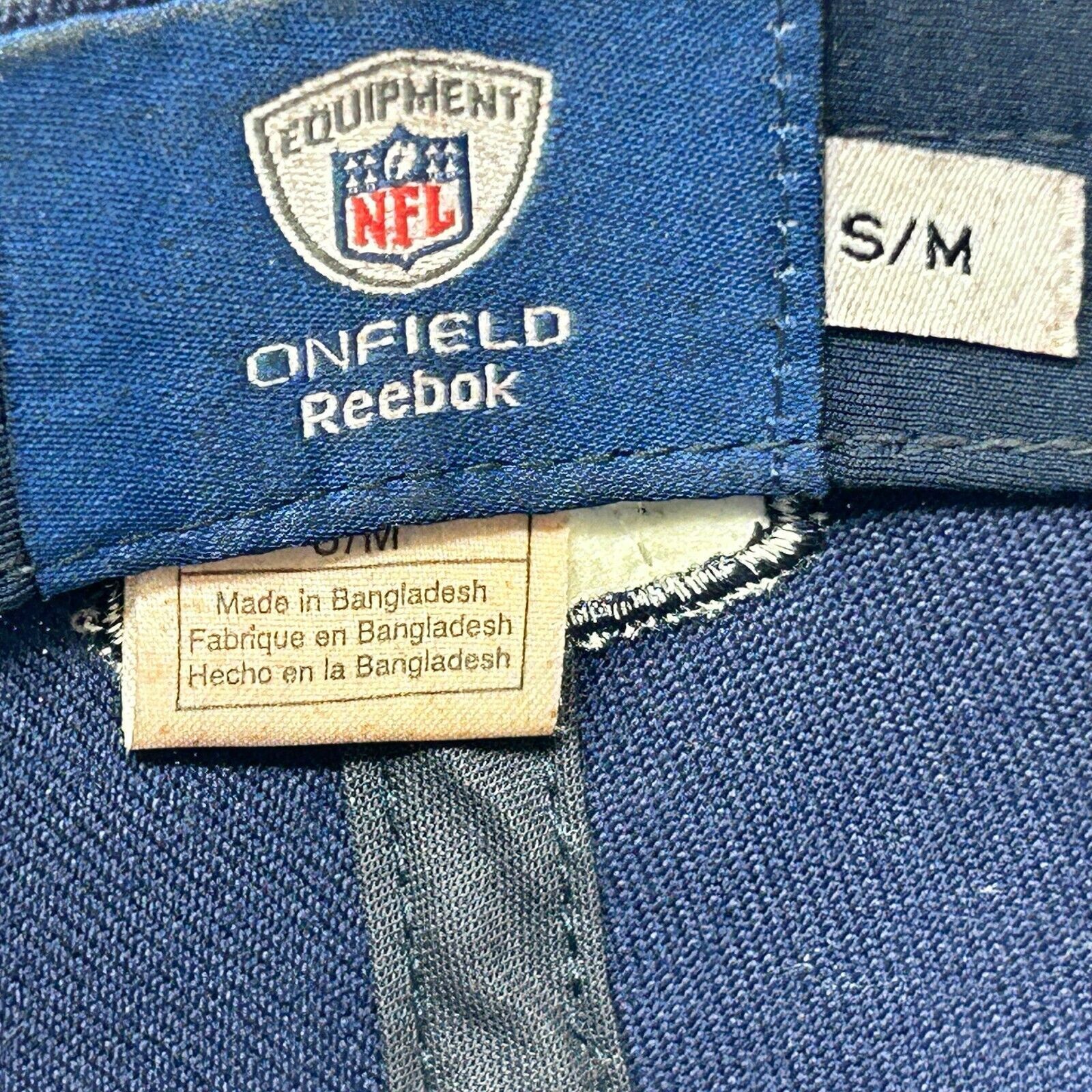 Reebok New England Patriots Hat Baseball Cap Blue Flex Fitted S-M Size ONE SIZE - 8 Thumbnail