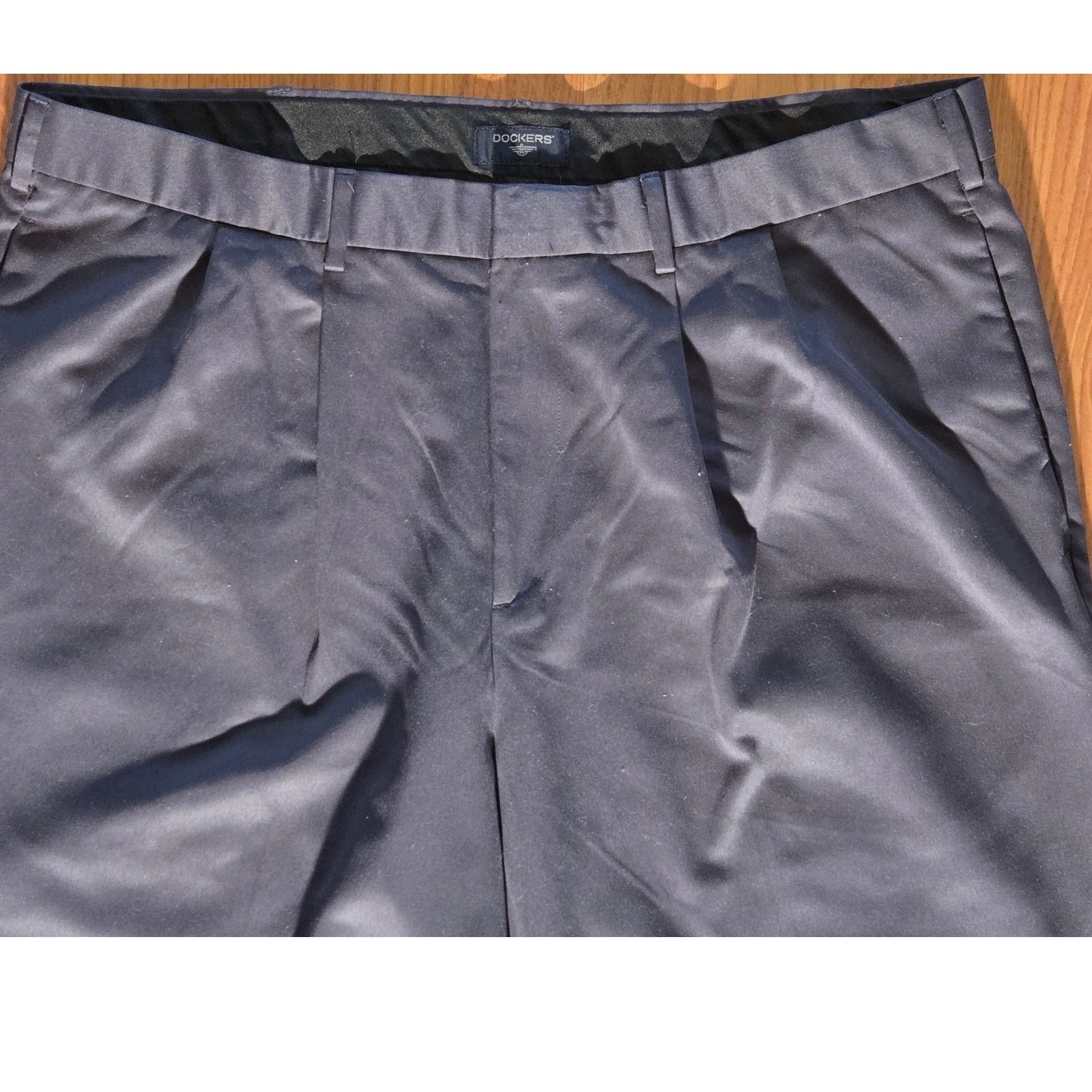 Dockers Stylish Docker Dress Pants - W38 L30 - Classic Black Size US 38 / EU 54 - 4 Thumbnail