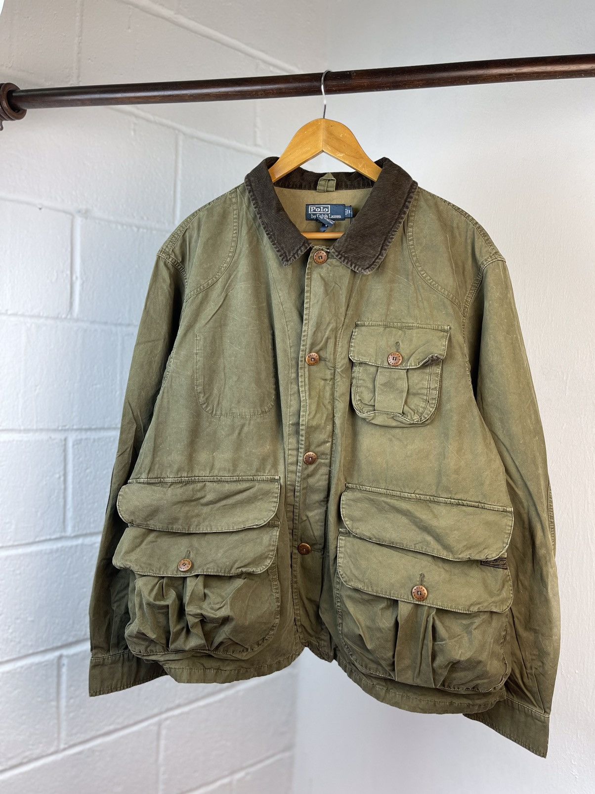 Polo Ralph Lauren × RRL Ralph Lauren × Ralph Lauren Vintage Polo Ralph Lauren Hunting Jacket Size US XL / EU 56 / 4 - 3 Thumbnail