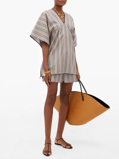 Jil Sander o1y1025 Blouse in Multicolor Size XL / US 12-14 / IT 48-50 - 4 Thumbnail