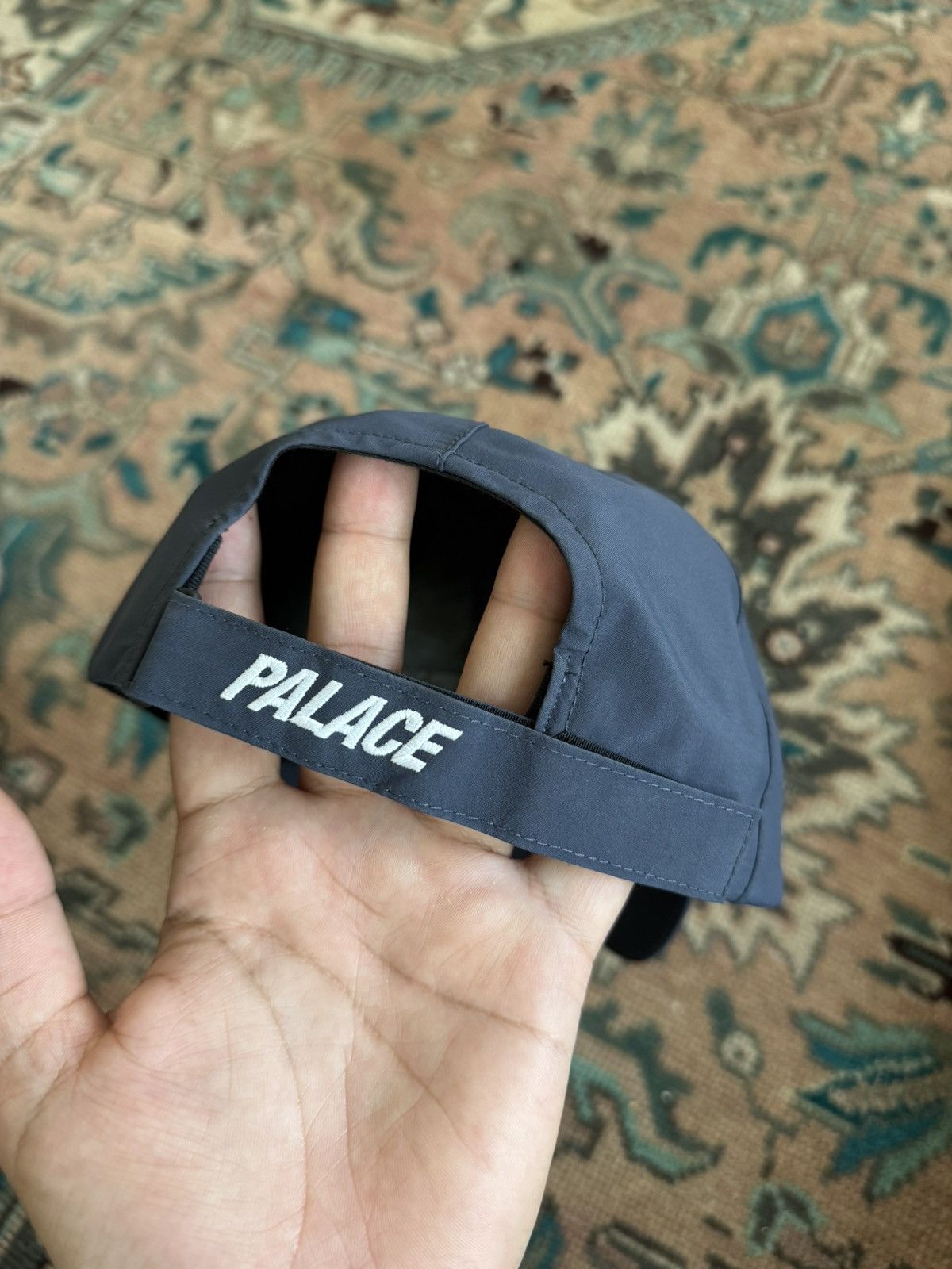 Palace PALACE Goretex logo cap in navy Size ONE SIZE - 6 Thumbnail