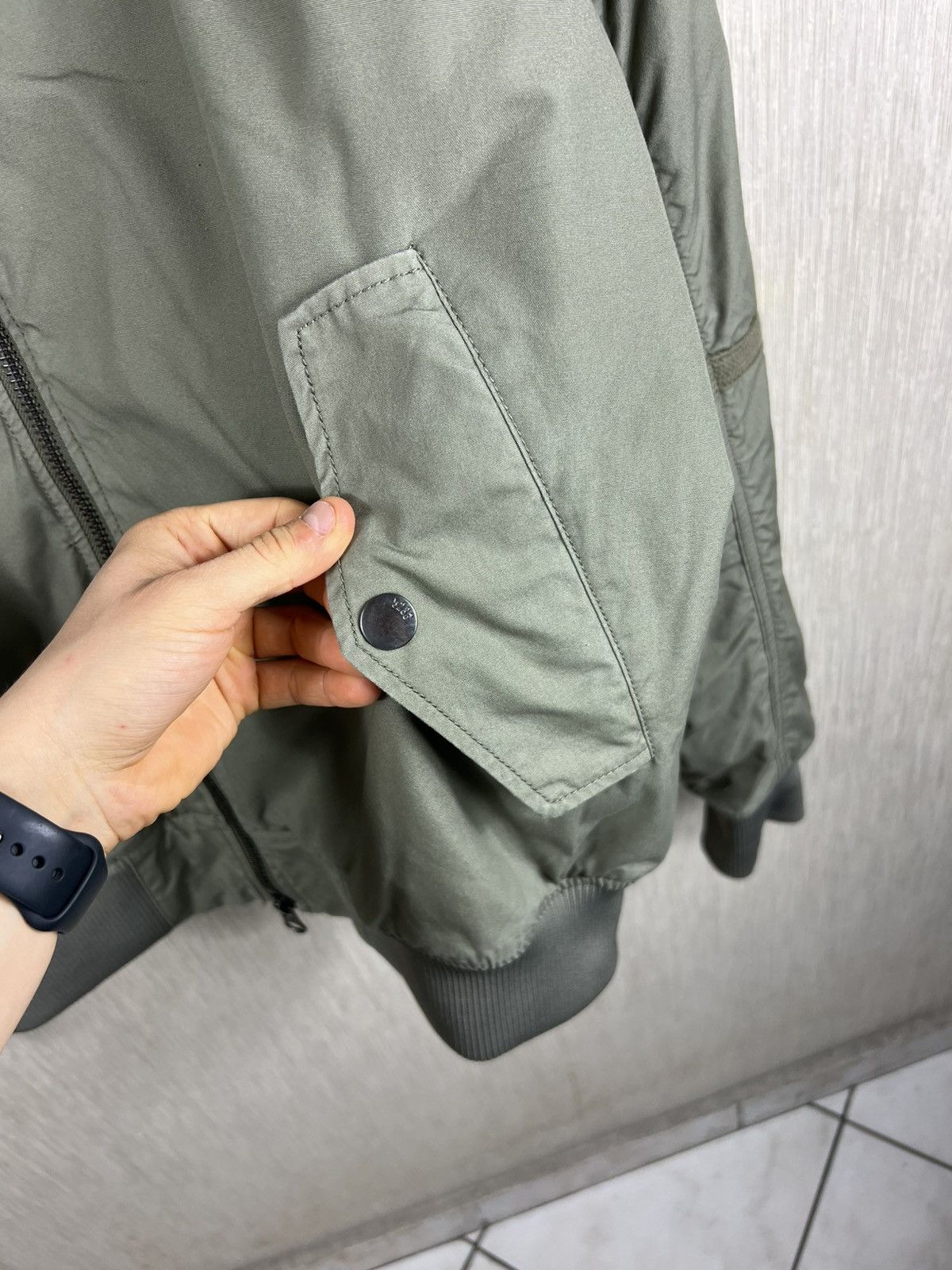 H&M Archive H&M military bomber M54 jacket bondage helmut lang Size US XL / EU 56 / 4 - 14 Thumbnail