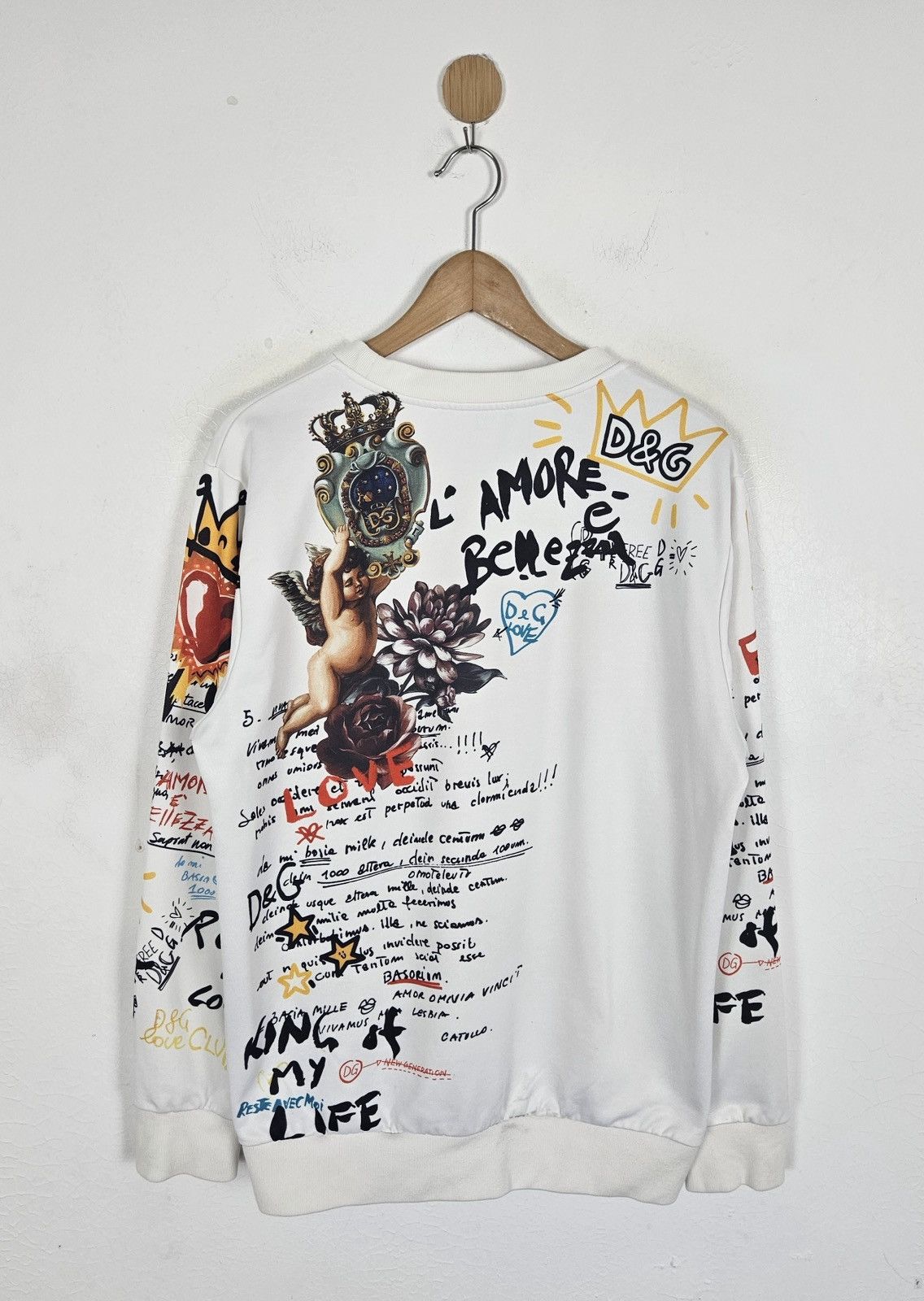 Dolce & Gabbana Dolce & Gabbana King Of My Life sweatshirt Size US XXL / EU 58 / 5 - 2 Thumbnail