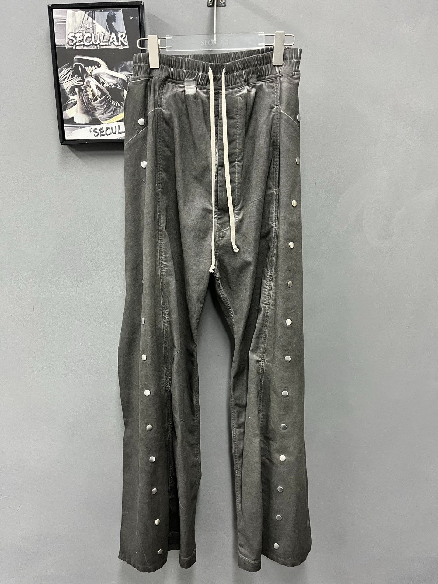Rick Owens Drkshdw Rick Owens Drkshdw Babel Pusher Pants Size US 26 / EU 42 - 1 Thumbnail