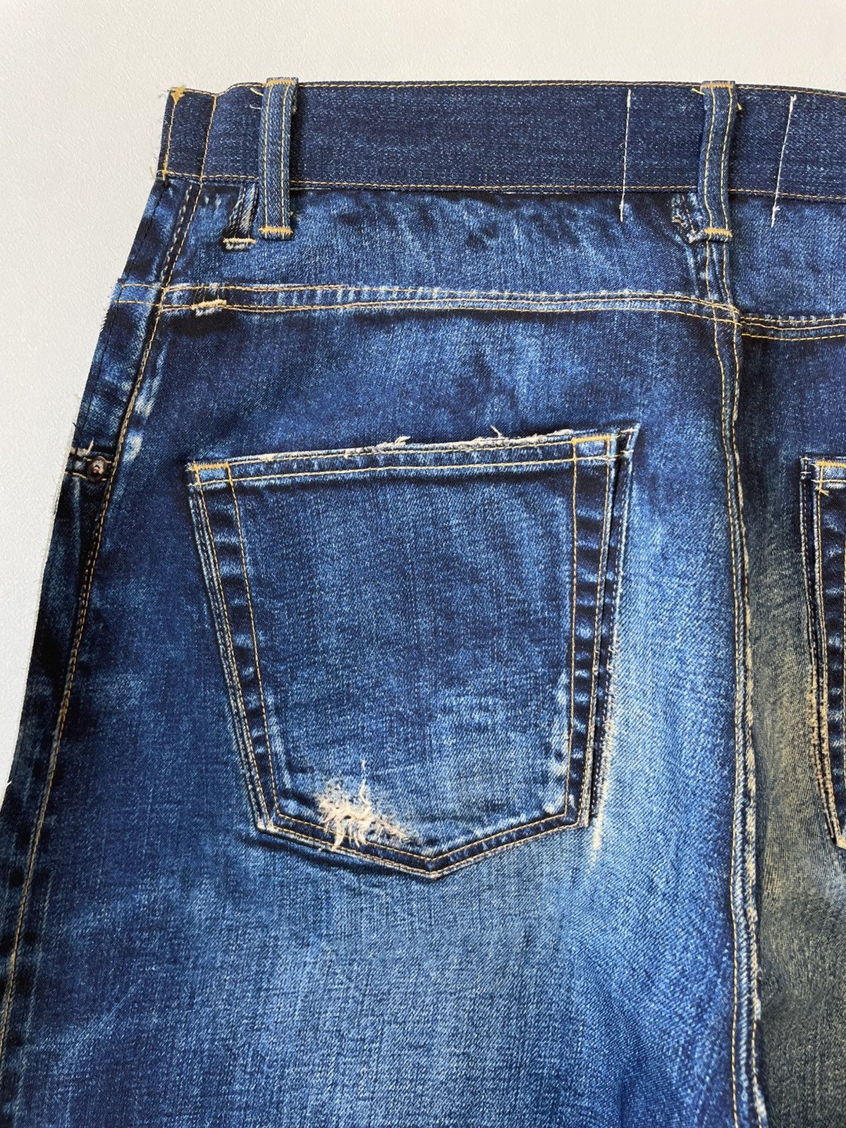 Junya Watanabe S/S ‘Trompe L'oeil’ Denim Printed Jeans Size US 30 / EU 46 - 16 Thumbnail