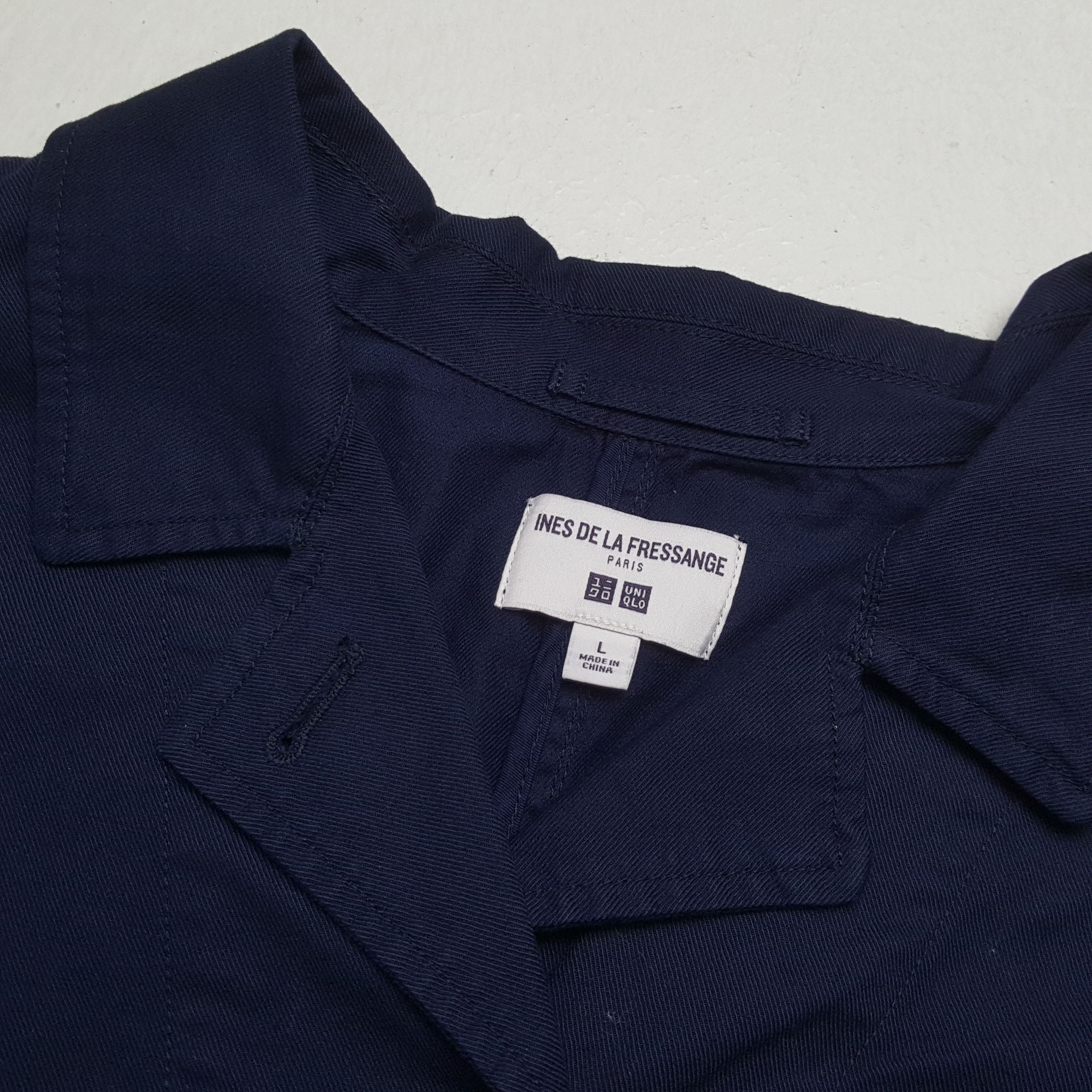 Japanese Brand × Uniqlo × Vintage Vintage INES DE LA FRESSANGE UNIQLO Trench Coat Jacket Size US M / EU 48-50 / 2 - 10 Thumbnail