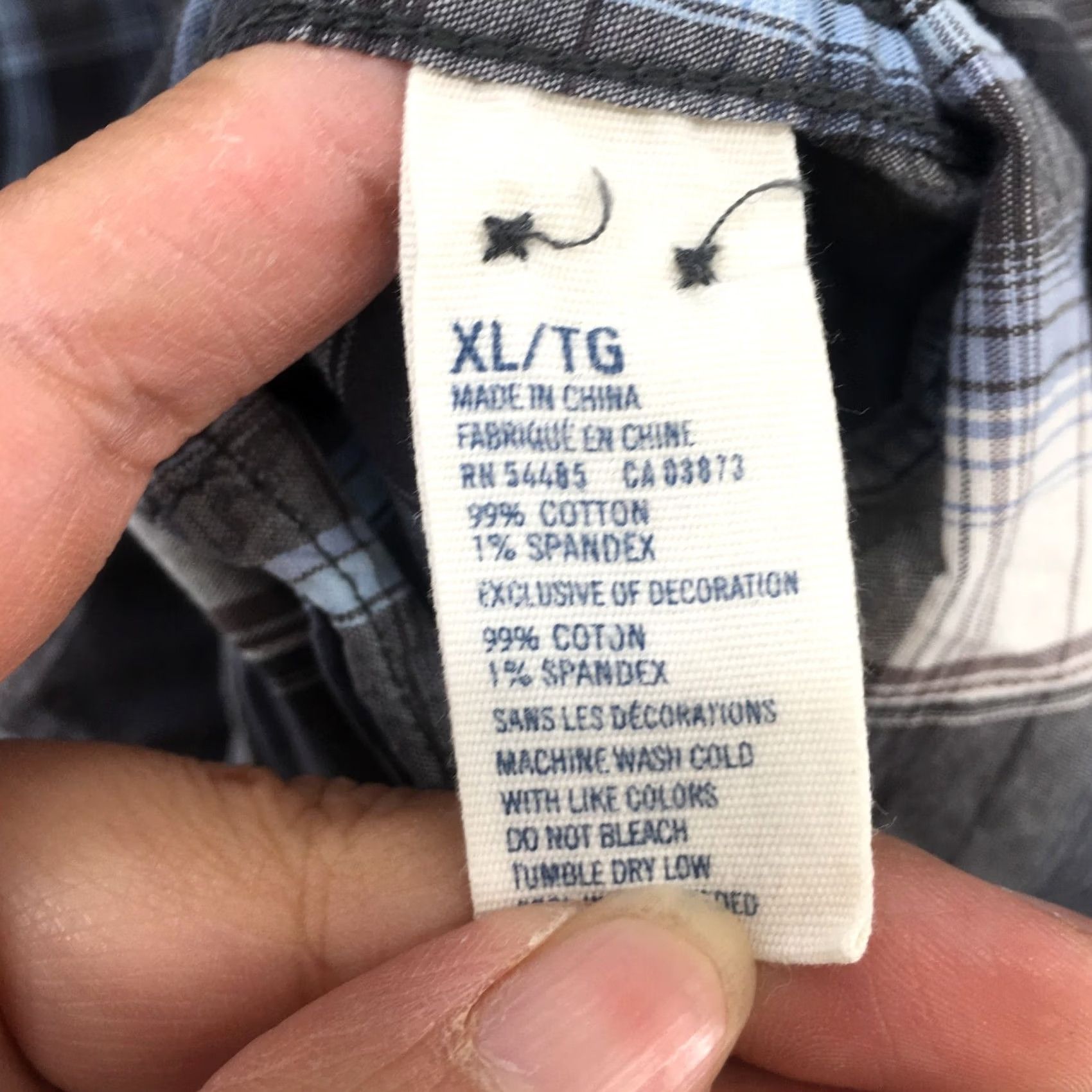 American Eagle Outfitters American Eagle Outfitters Casual Shirt Men XL Blue Plaid Long Sleeve Vintage Fit Size US XL / EU 56 / 4 - 7 Thumbnail