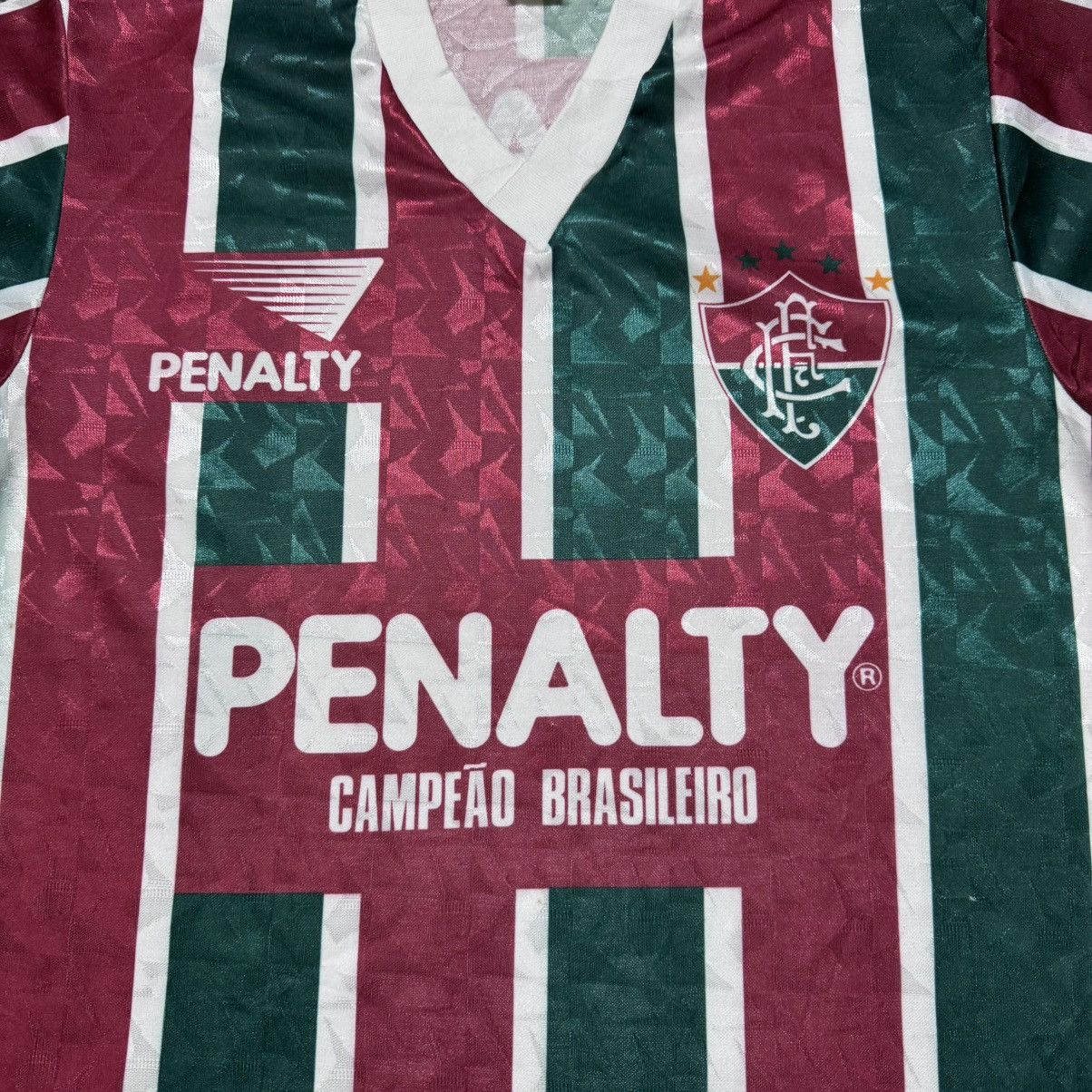 Vintage Vintage 92/93 Fluminense Jersey Home Size US M / EU 48-50 / 2 - 11 Thumbnail