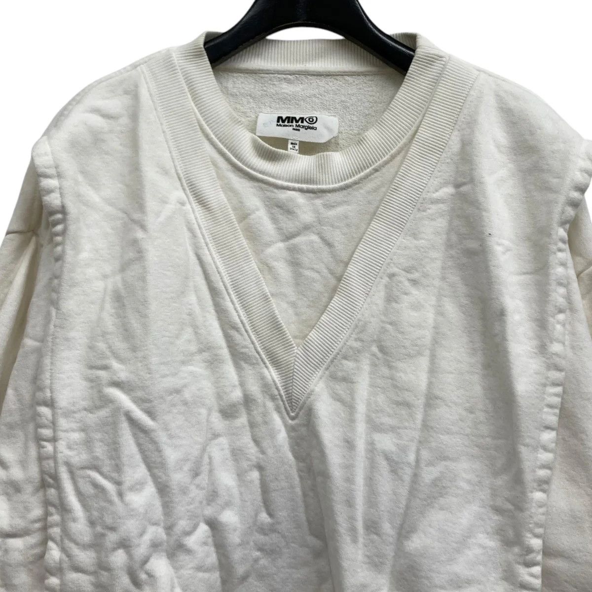 Maison Margiela Artisanal Layered Boxy Sweatshirt Size US S / EU 44-46 / 1 - 3 Thumbnail