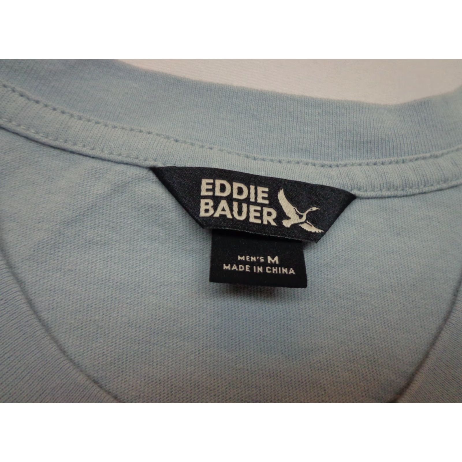 Eddie Bauer Eddie Bauer Men's Short Sleeve Henley T Shirt Blue Medium NEW Size US 31 - 4 Thumbnail