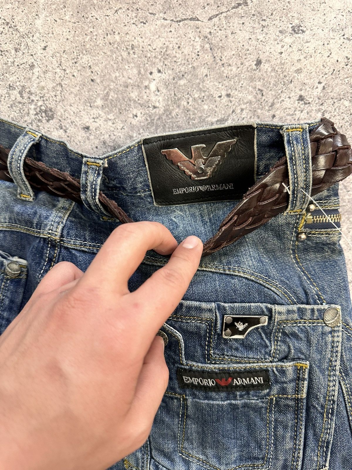 Armani × Hysteric Glamour × If Six Was Nine SALE💣💣 Sale Hysteric Glamour Balenciaga Style Cargo G Star Size US 31 - 14 Thumbnail