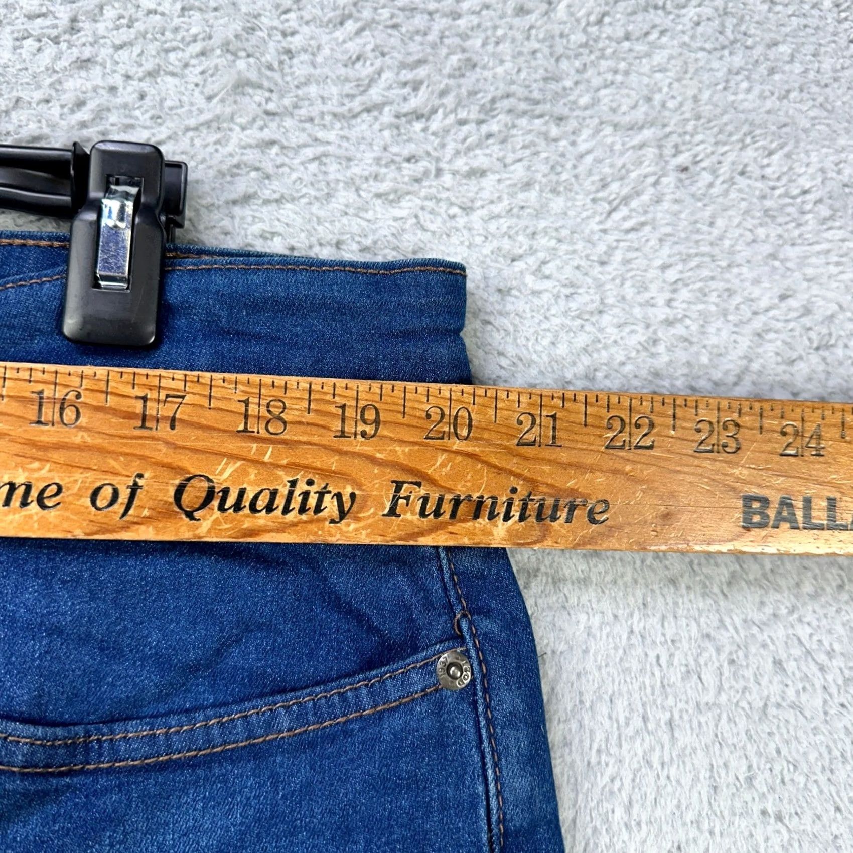 Izod VINTAGE Izod Sport Flex Men Slim Jeans 38X30 Blue 5 Pockets Comfort Stretch Denim NEW Size US 38 / EU 54 - 7 Thumbnail