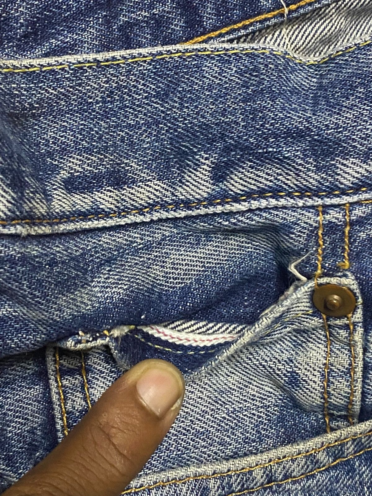 Warehouse Warehouse Mud Wash Selvedge Jeans Size US 32 / EU 48 - 10 Thumbnail