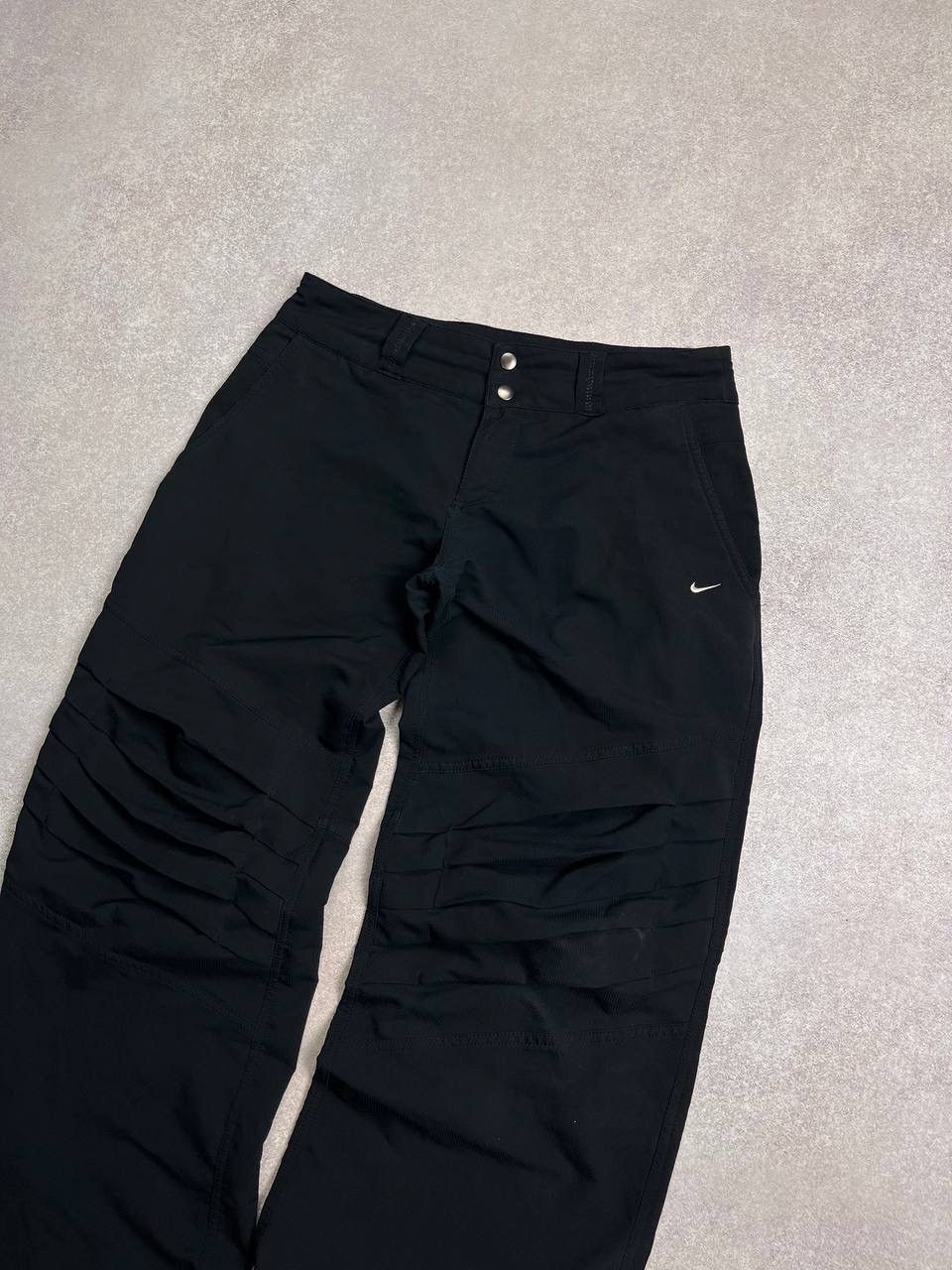 Nike × Vintage Vintage Nike Swoosh Baggy Trackpants Y2K L Size US 34 / EU 50 - 2 Thumbnail