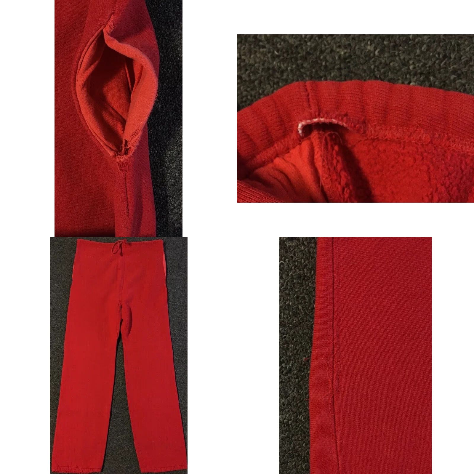 Champion VINTAGE Champion Sweatpants Reverse Weave 80s 90s Faded Red United States Men's L Warmup Pants School PUPEASUASU Size US 33 - 8 Thumbnail