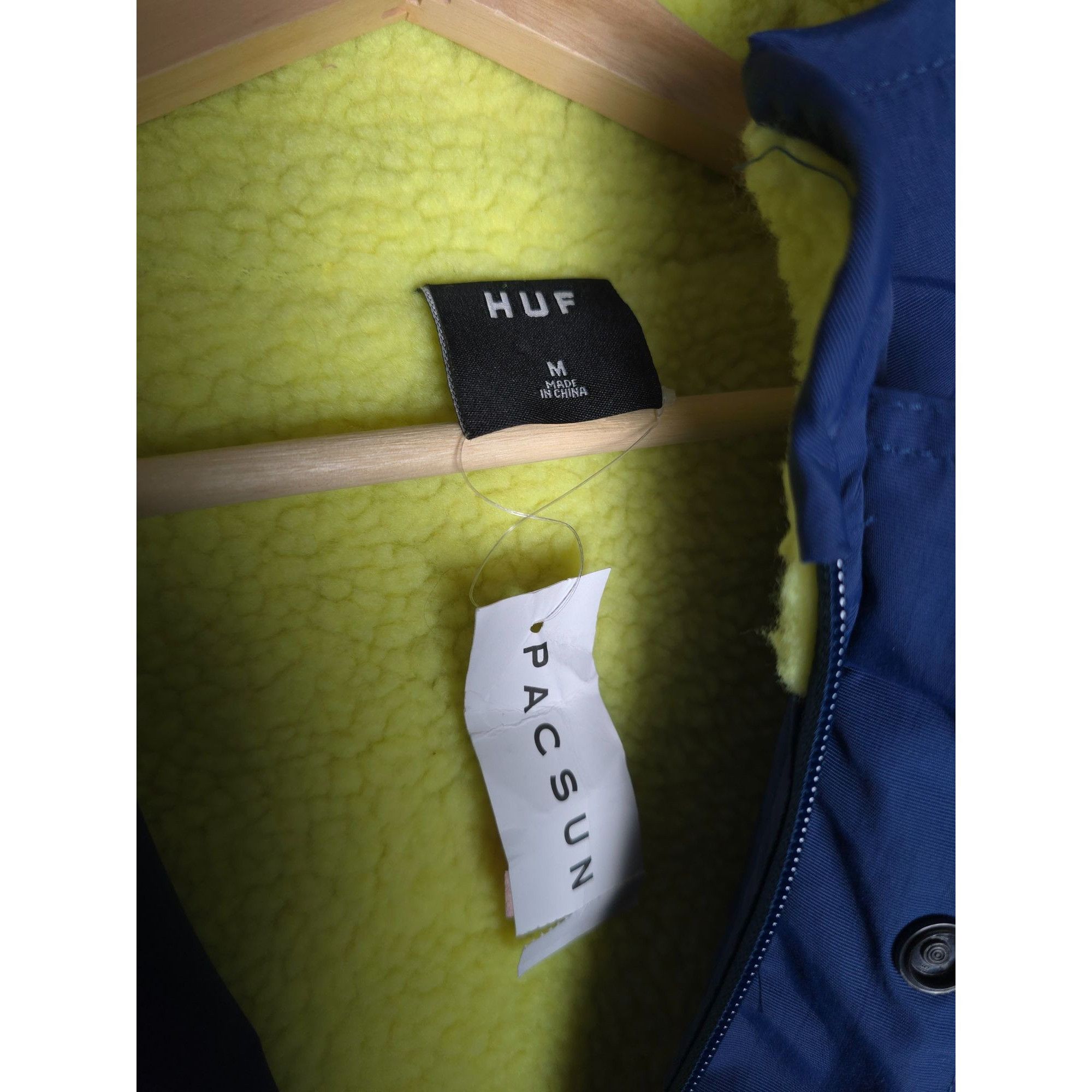 Huf HUF Mens Simon Sherpa-Lined Jacket Size M NWT Size US M / EU 48-50 / 2 - 3 Thumbnail