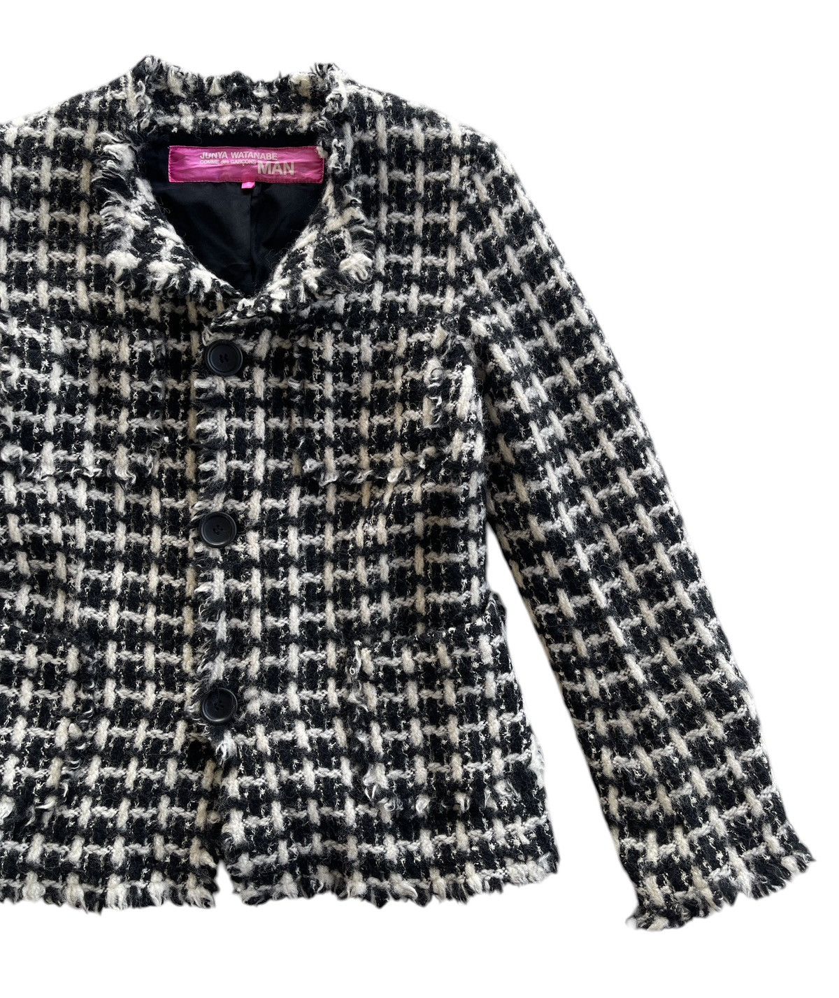 Junya Watanabe AW2004 Junya Watanabe Comme des Garcons Tweed Jacket Size S / US 4 / IT 40 - 5 Thumbnail