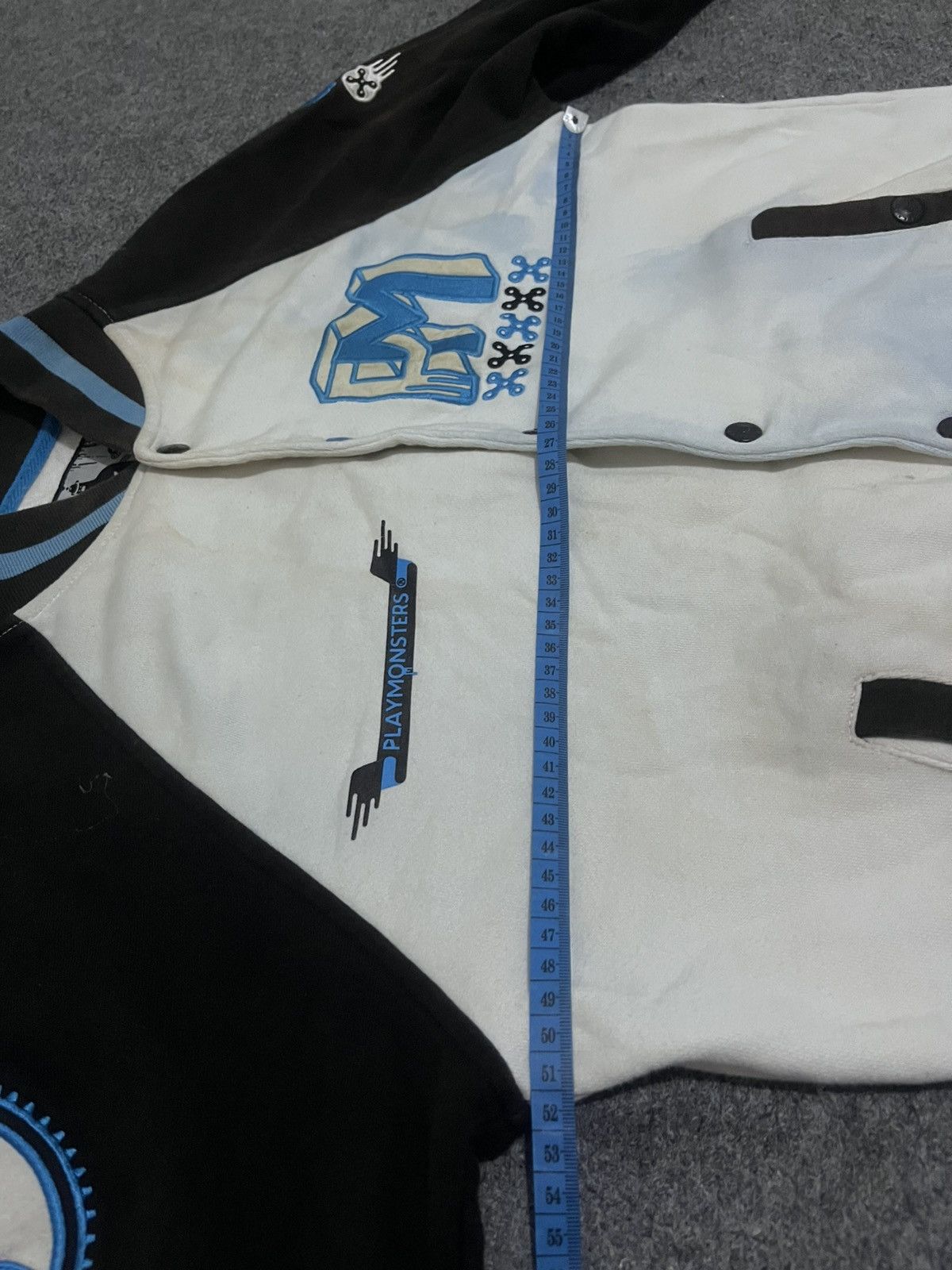 Japanese Brand Incredibly Playmonsters Varsity Jacket Streetwear Graphic Size US M / EU 48-50 / 2 - 10 Thumbnail