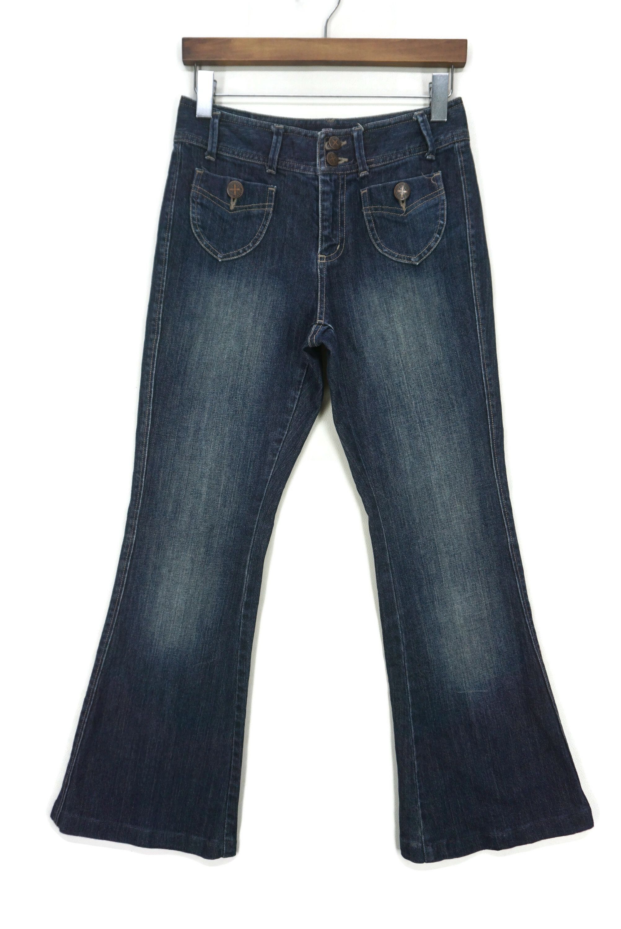 Japanese Brand Michiko London Jeans fit W28xL28 Bootcut Patch Pocket Size 25" / US 0 / IT 36 - 1 Thumbnail