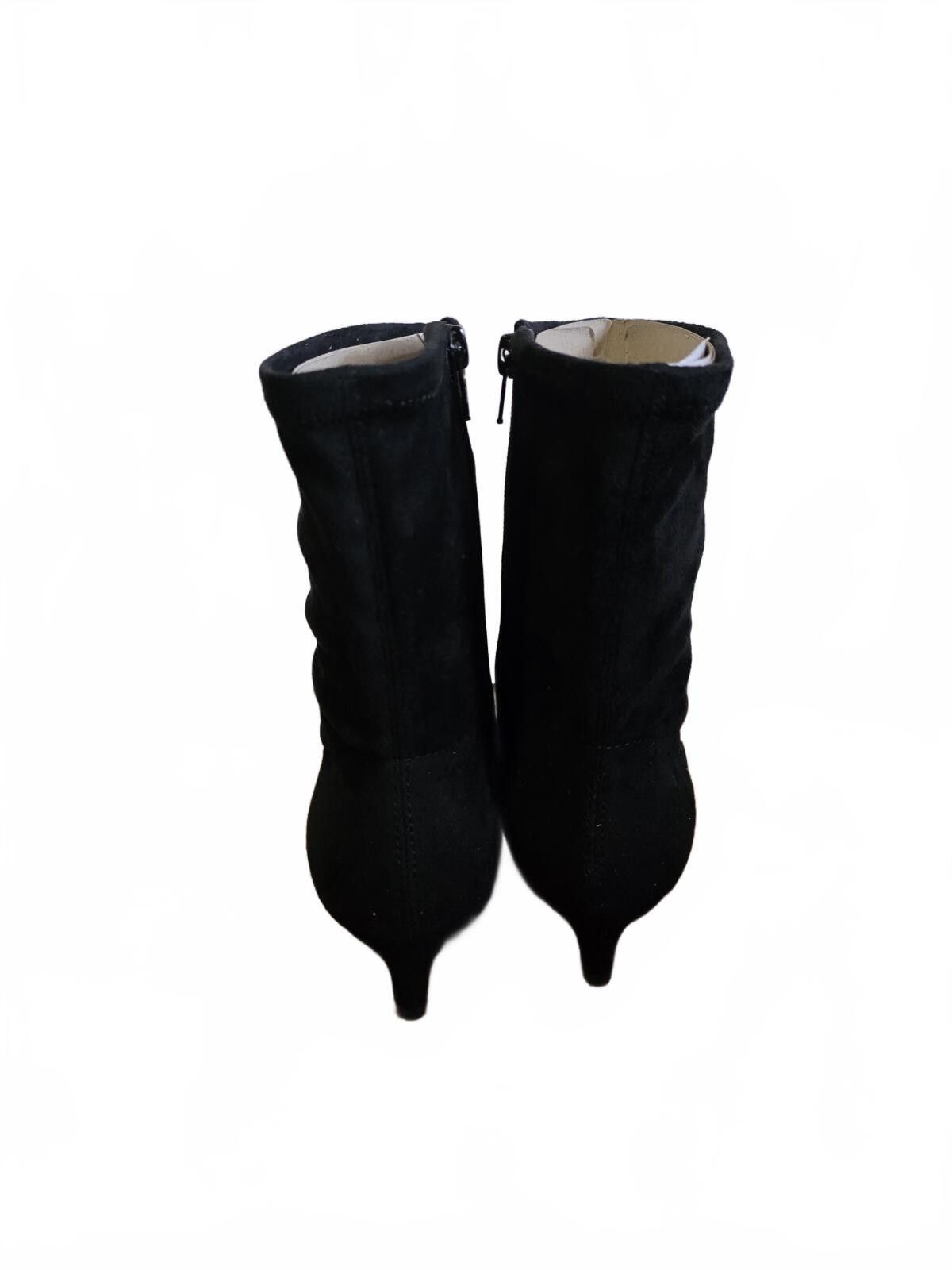 Other Comfortview Black Fabric Kitten Heel Ankle Boots Size 7WW Size US 7 / IT 37 - 4 Thumbnail