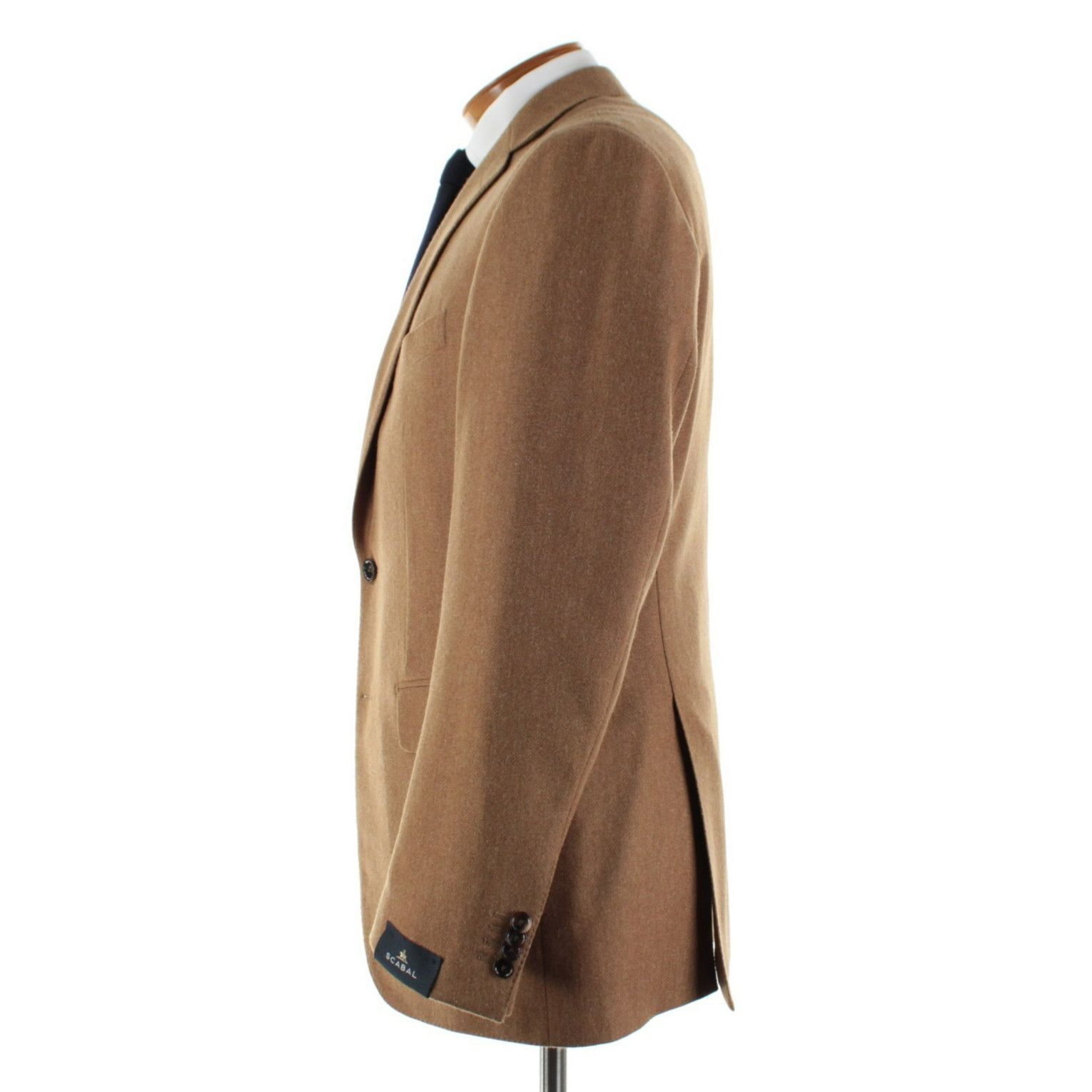 SCABAL Scabal Sport Coat Size 40 Regular US in Beige Size 40R - 4 Thumbnail