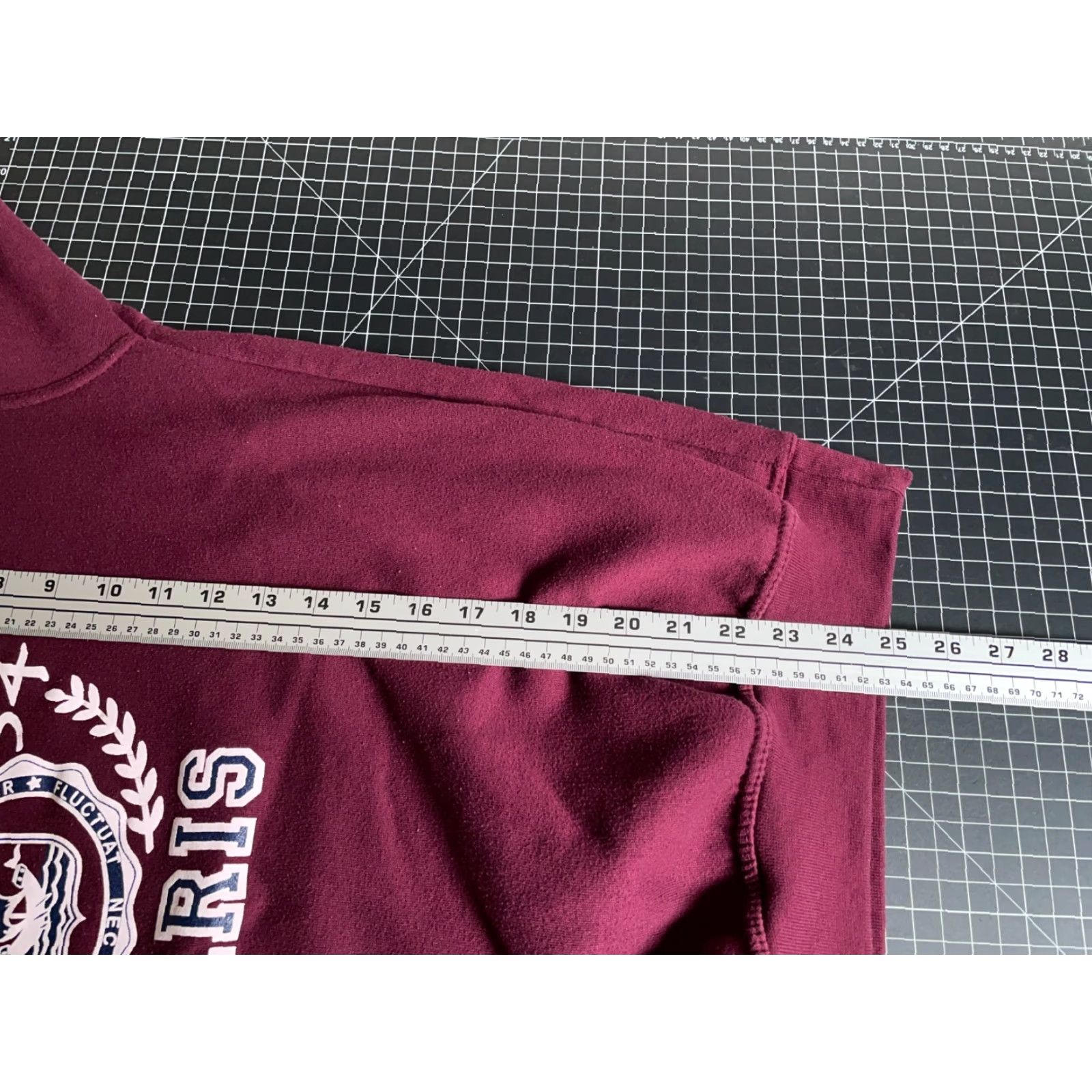 Vintage VINTAGE University Sweatshirt Crewneck Dark Red Graphic Paris 90s Adult Medium Men Size US M / EU 48-50 / 2 - 6 Thumbnail