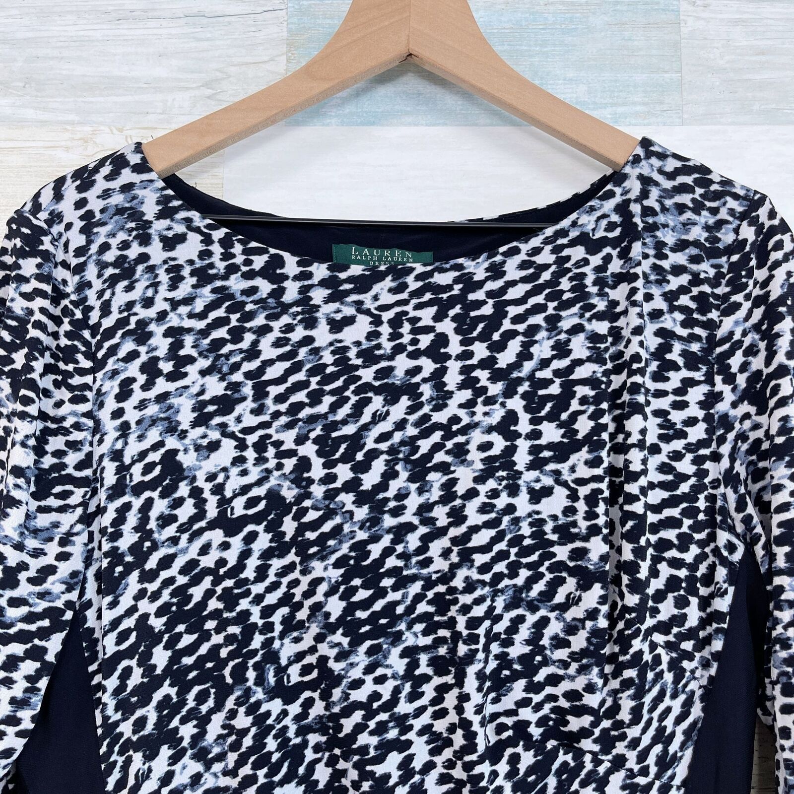 Lauren Ralph Lauren LRL Ralph Lauren Animal Print Jersey Sheath Dress Womens 14 Size XL / US 12-14 / IT 48-50 - 2 Thumbnail