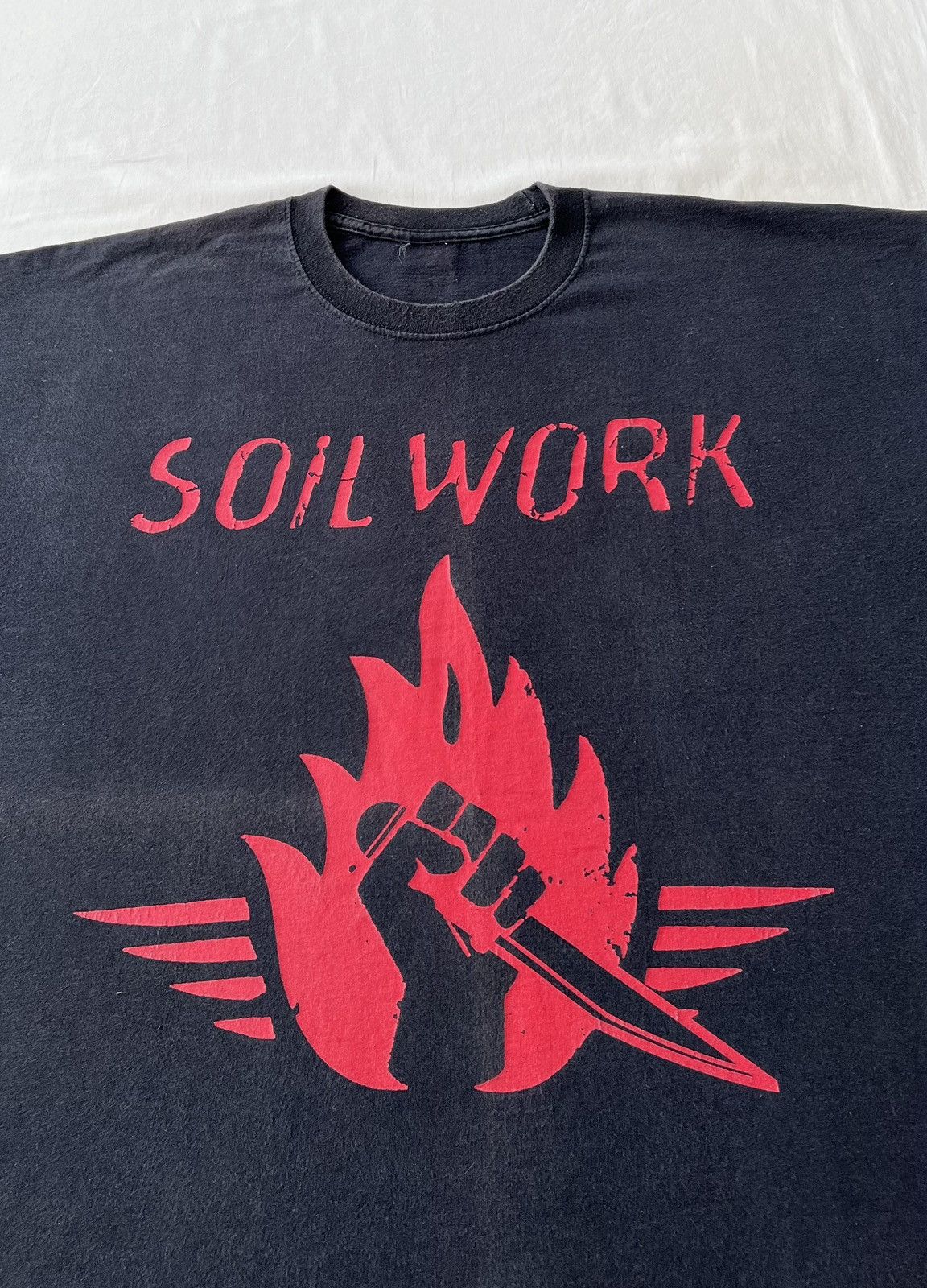 Band Tees Vintage 2005 Soilwork Stabbing the Drama Death Metal Band Size US XL / EU 56 / 4 - 5 Thumbnail