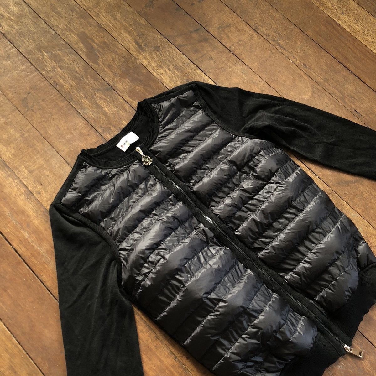 Moncler Moncler Padded Down Knit Wool Cardigan Size XS / US 0-2 / IT 36-38 - 2 Thumbnail
