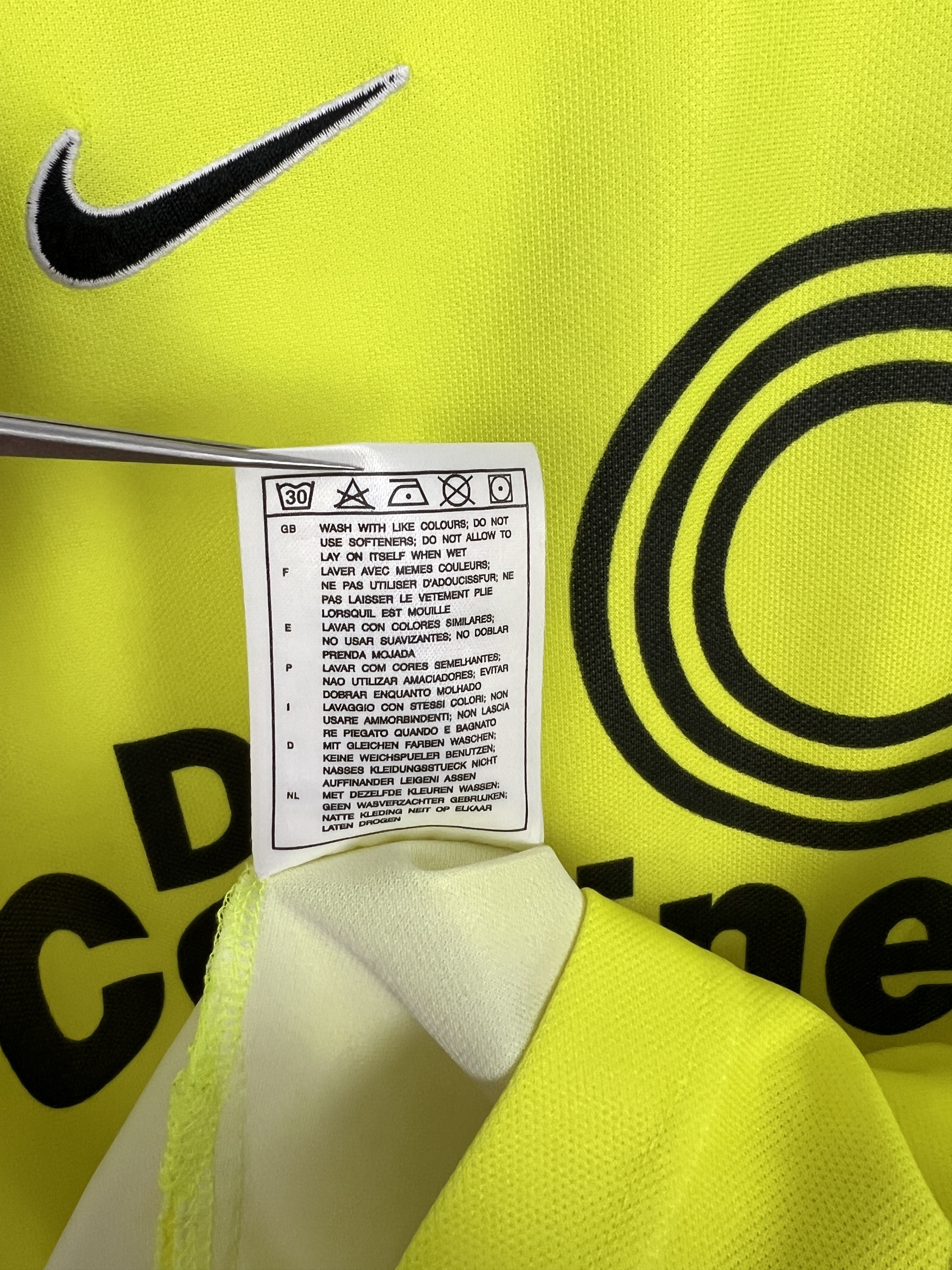 Nike Borussia Dortmund Home football shirt 1997 Soccer Nike Size US S / EU 44-46 / 1 - 11 Thumbnail