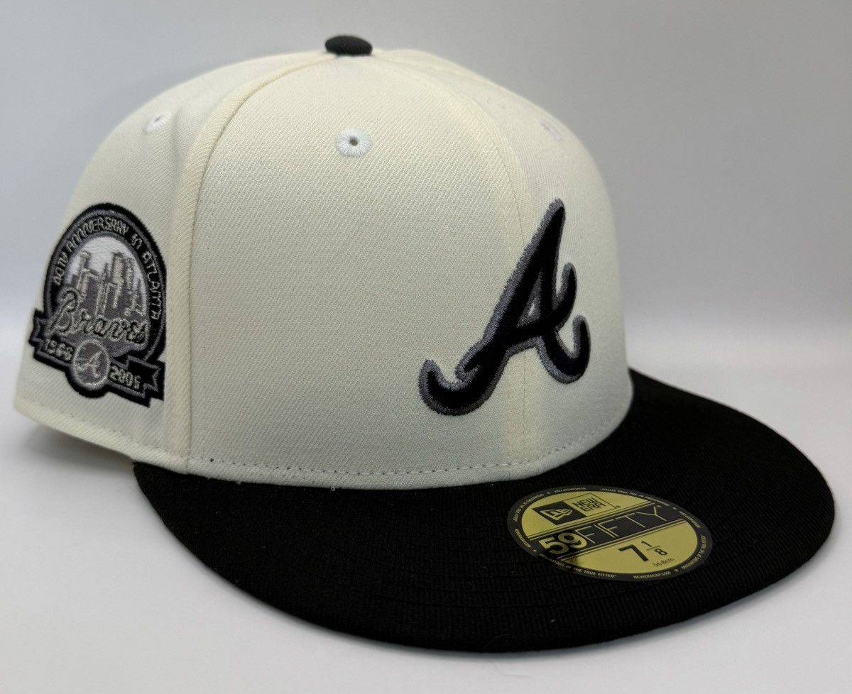 New Era Size 7 1/8 Prociety Shop Exclusive New Era Atlanta Braves Size ONE SIZE - 1 Thumbnail