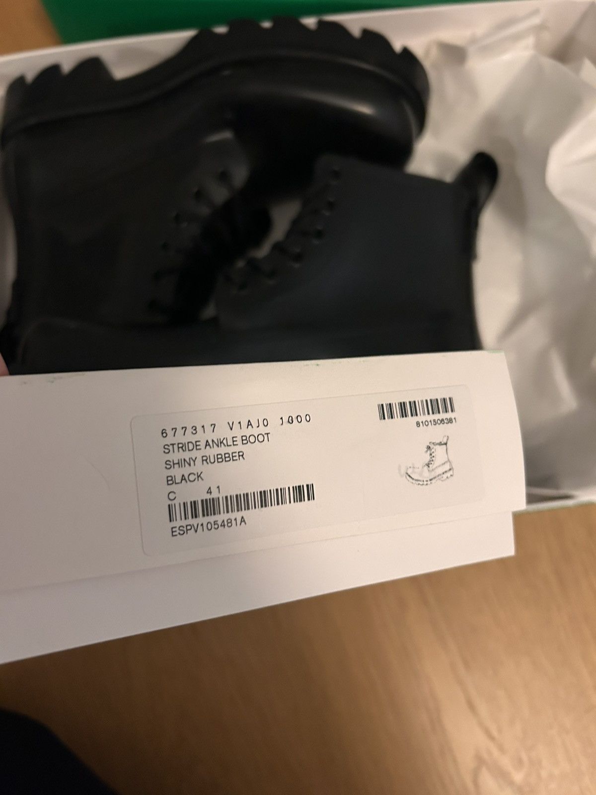Bottega Veneta Bottega Veneta Rubber Boots Size US 8 / EU 41 - 8 Thumbnail