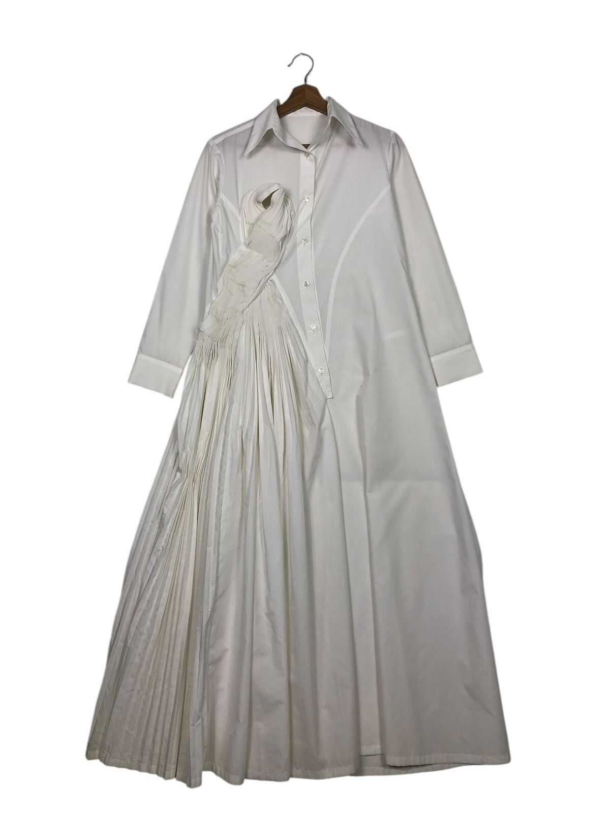 Yohji Yamamoto 🔥VINTAGE 2005 SPRING SUMMER DRESS YOHJI YAMAMOTO RUNWAY Size M / US 6-8 / IT 42-44 - 6 Thumbnail