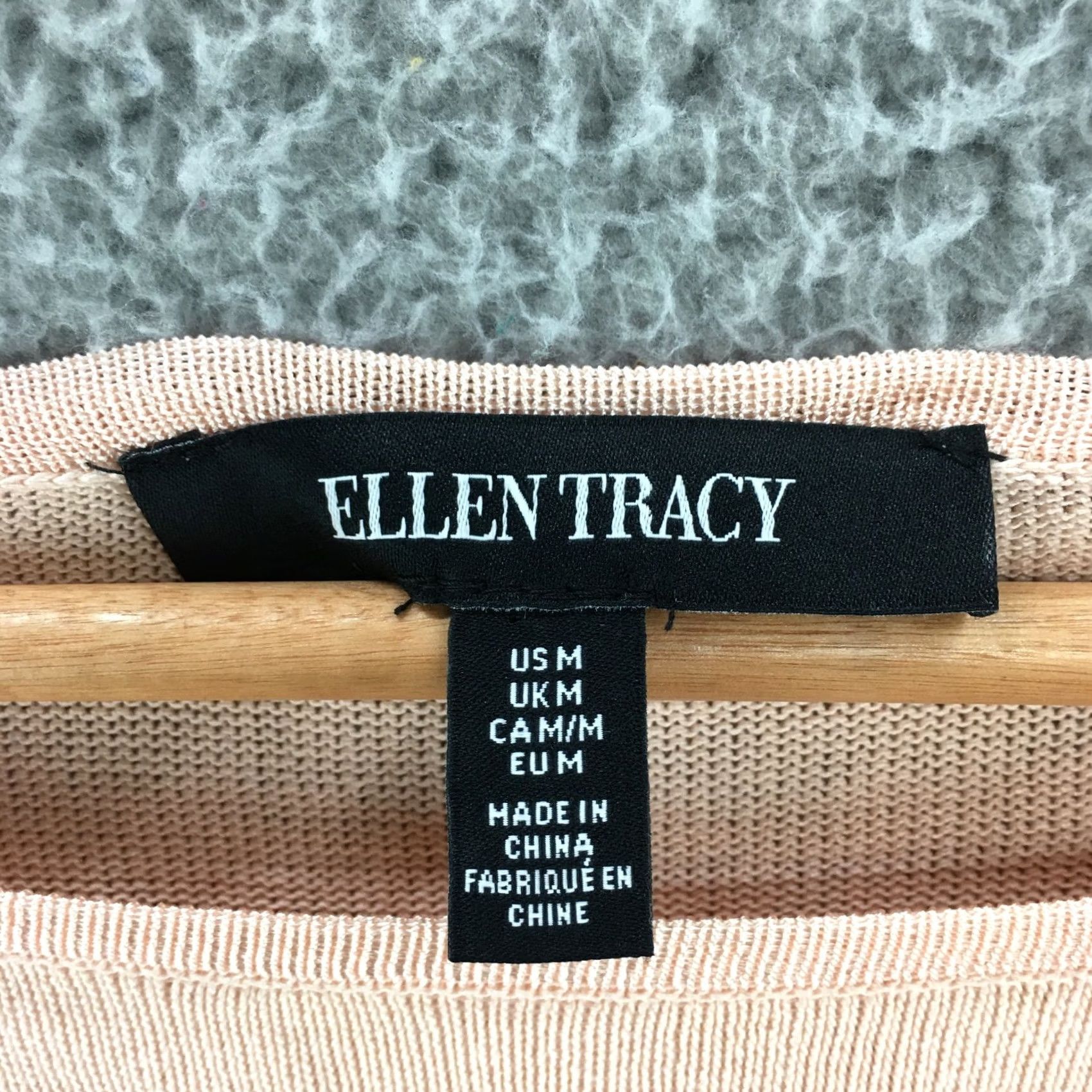 Ellen Tracy Ellen Tracy Pullover Sweater Womens M Pink Ruffle Long Sleeve Round Neck Knitted Size M / US 6-8 / IT 42-44 - 6 Thumbnail