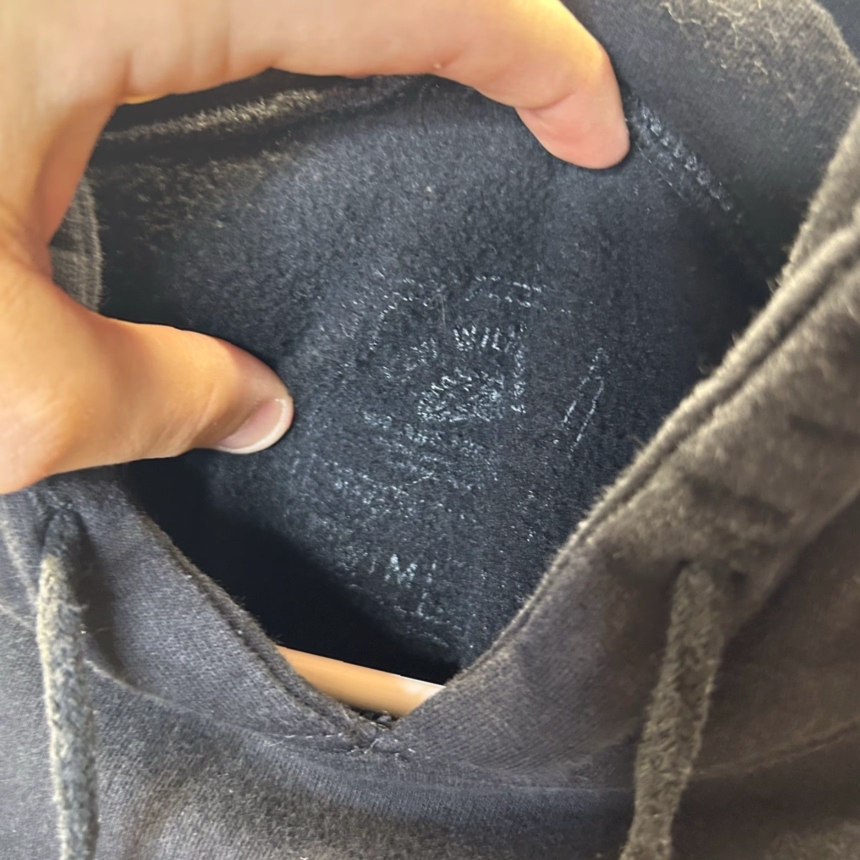 Vintage Few Will Hunt Hoodie Men’s Medium Graphic “Average Is The Enemy” Black Pullover with Pockets Size US M / EU 48-50 / 2 - 5 Thumbnail