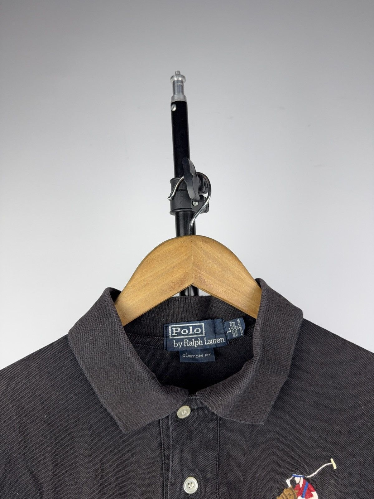 Vintage 90s Polo Ralph Lauren #9 Big Pony Faded Polo Shirt