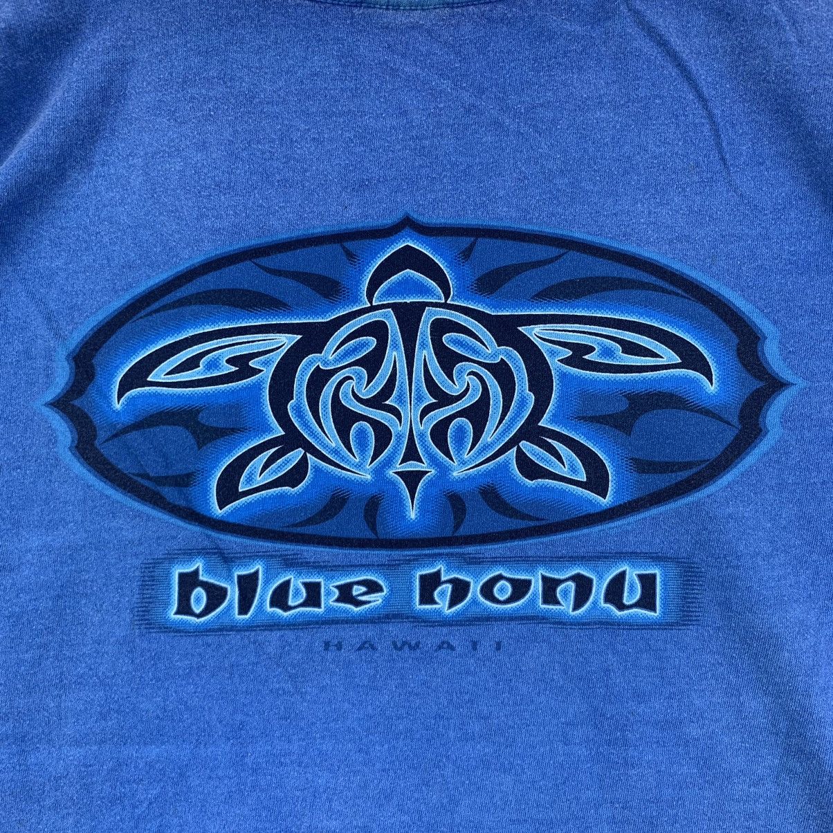 Other Vintage CRAZY SHIRTS HAWAII Blue Honu Dyed Tee Shirt Size M / US 6-8 / IT 42-44 - 5 Thumbnail