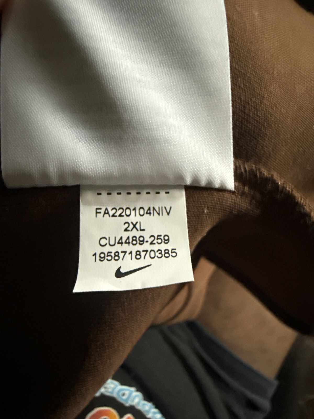 Nike NIKE TECH SWEARER BROWN Size US XXL / EU 58 / 5 - 4 Thumbnail