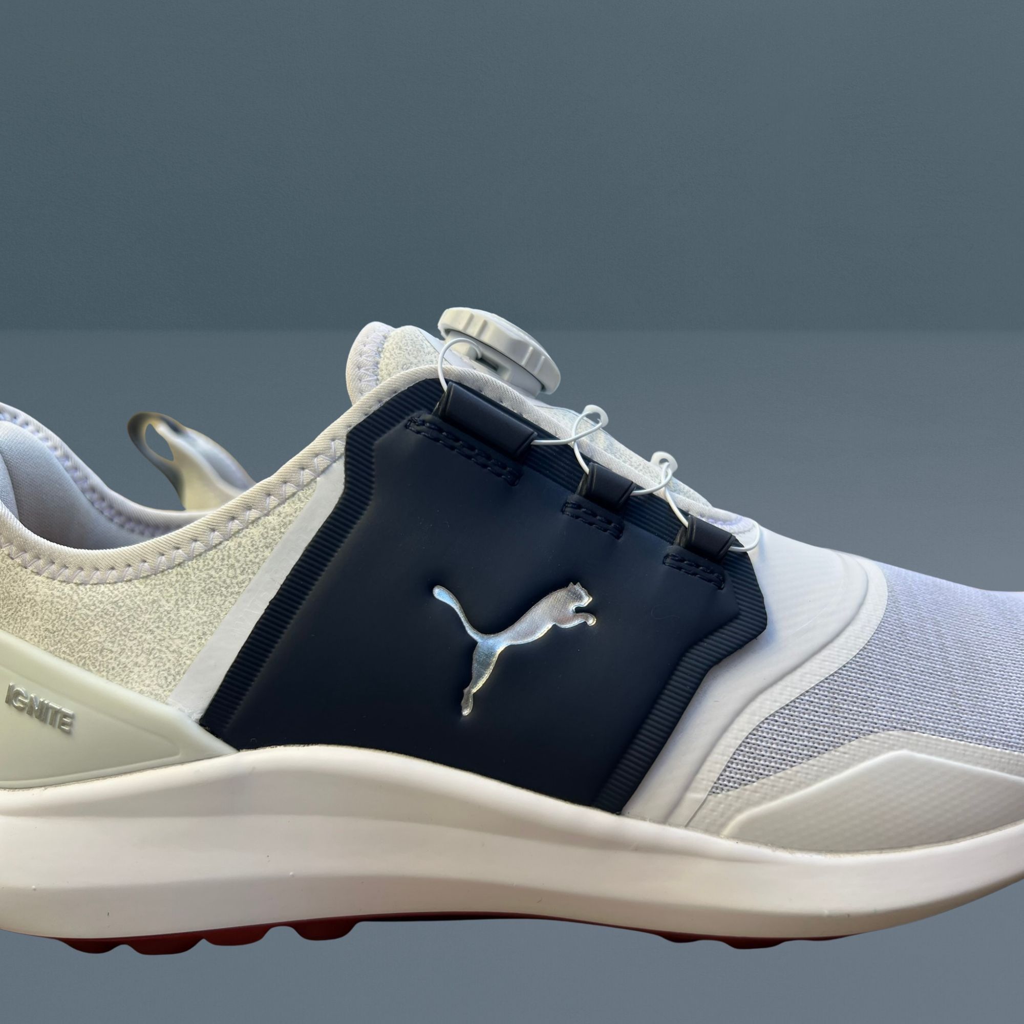 Puma Puma Ignite NXT Disc Men's Golf Shoes Size 7.5 White/Navy Li Size US 7.5 / EU 40-41 - 3 Thumbnail
