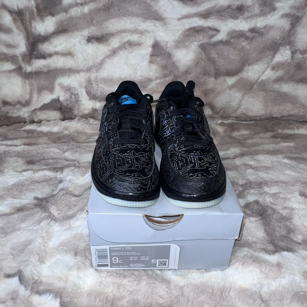 Nike NIKE AIR FORCE 1 LOW COMPUTER CHIP SPACE JAM (TD) Size US 9 / EU 42 - 4 Thumbnail