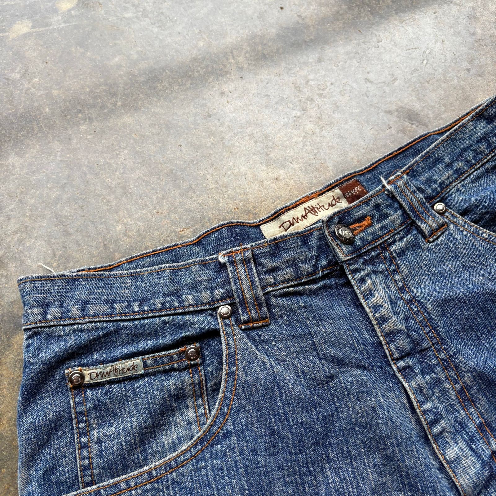 Southpole × Vintage Baggy Wide Leg Y2K Blue Jeans Size US 36 / EU 52 - 4 Thumbnail