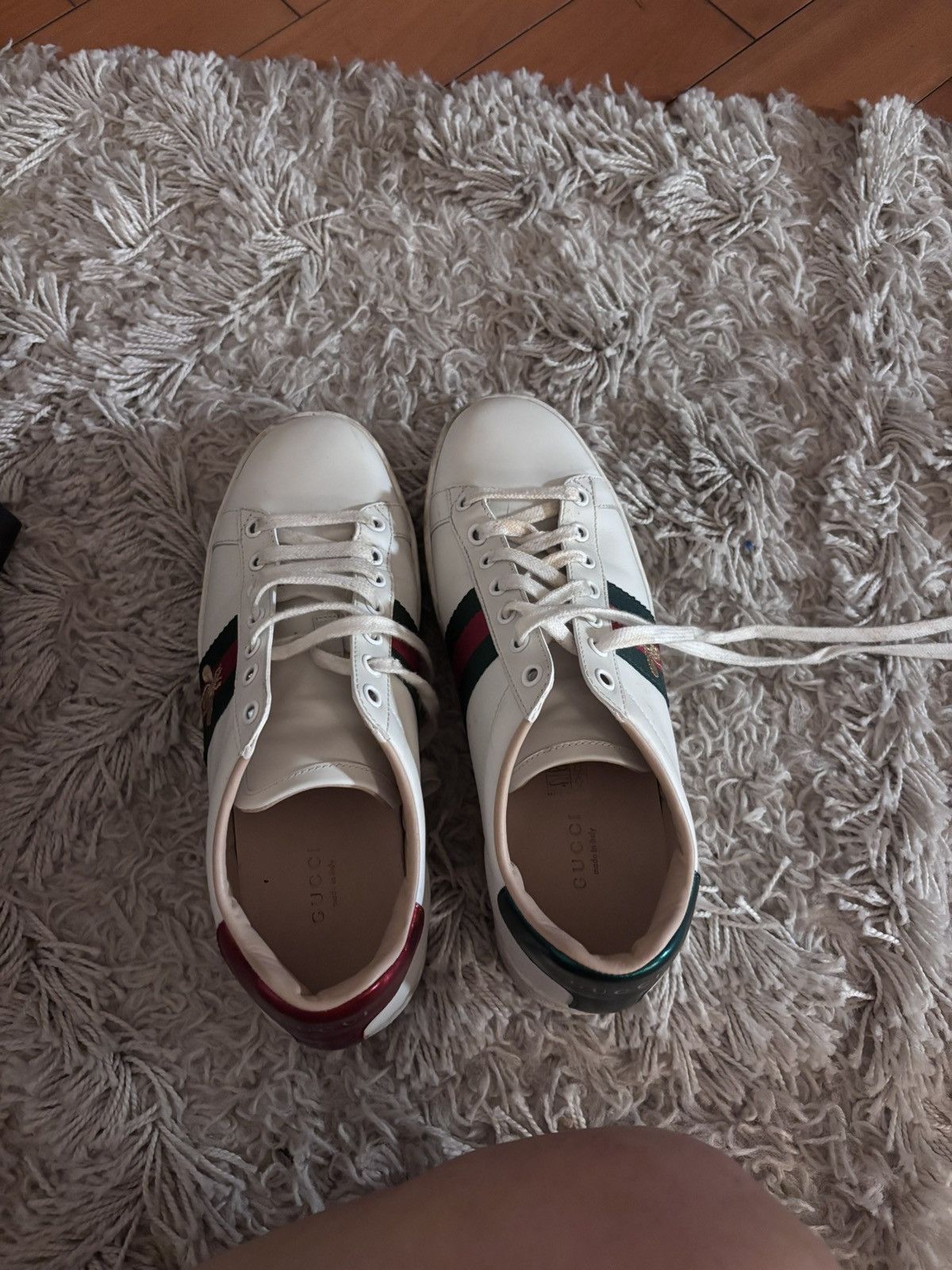 Gucci Gucci Ace Platform White Size US 8 / IT 38 - 9 Thumbnail
