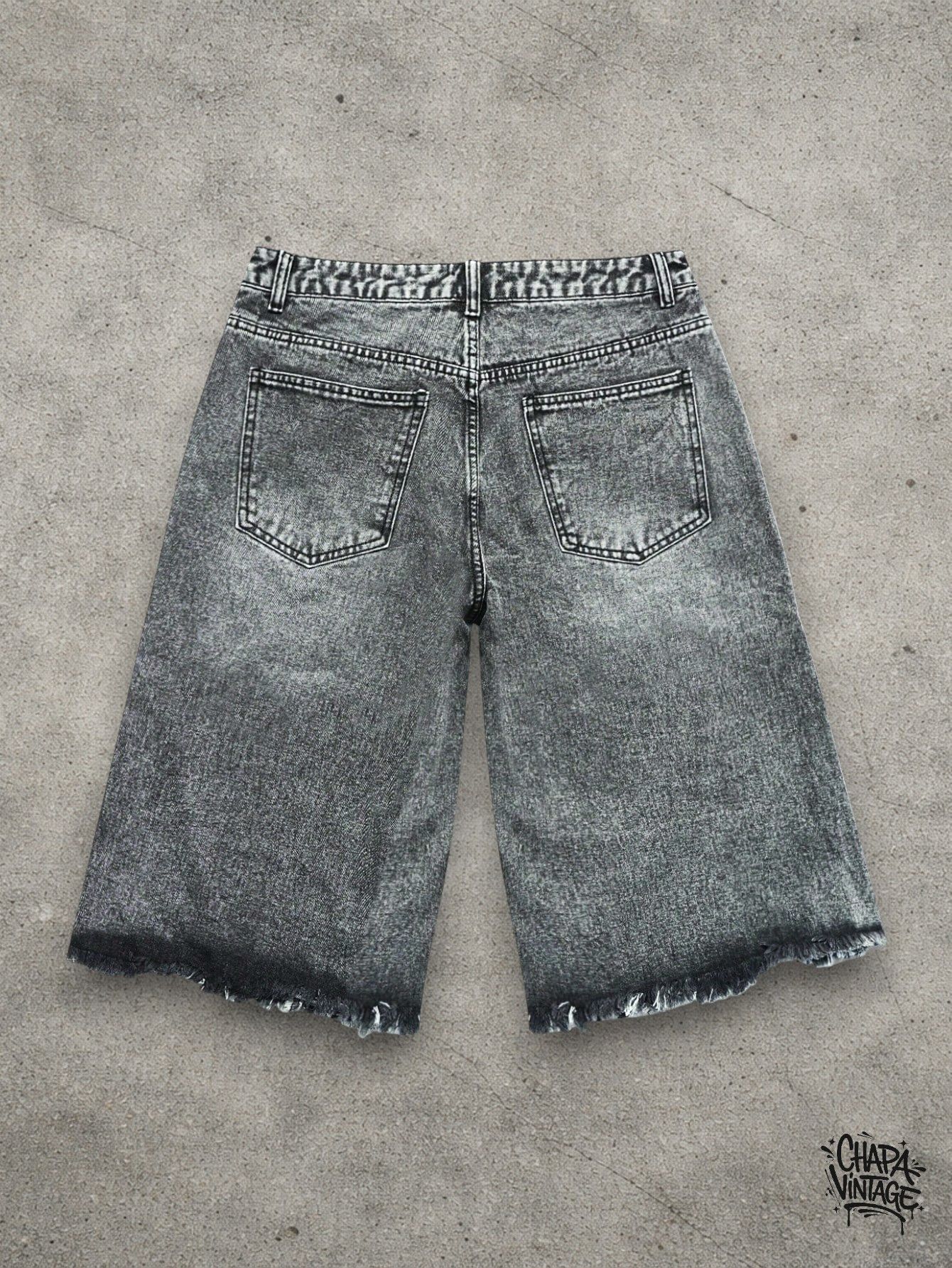 Japanese Brand Ripped washed shorts Size US 32 / EU 48 - 3 Thumbnail