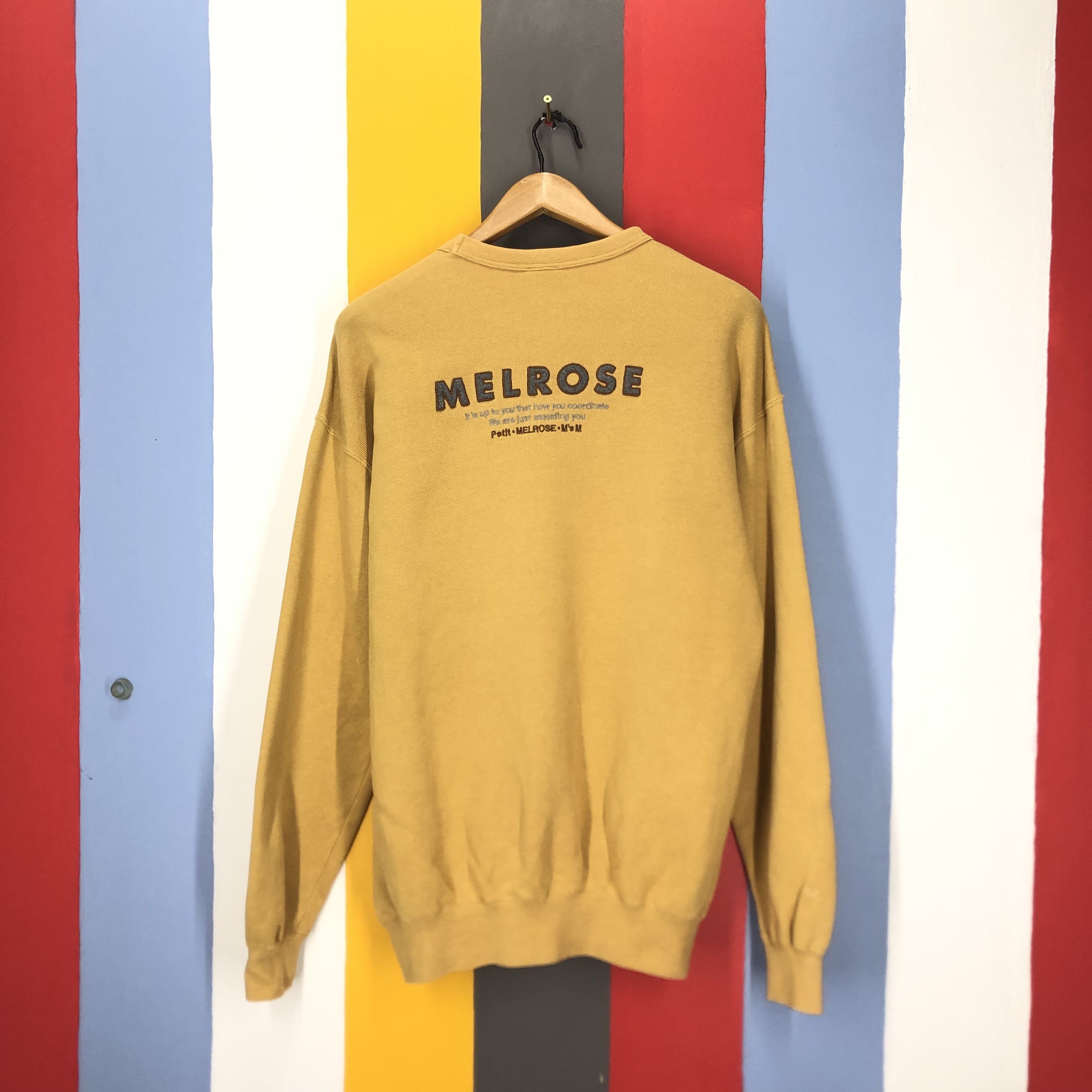 Melrose Vintage MELROSE Crew Neck Sweatshirt #1645/03 Size US L / EU 52-54 / 3 - 1 Thumbnail